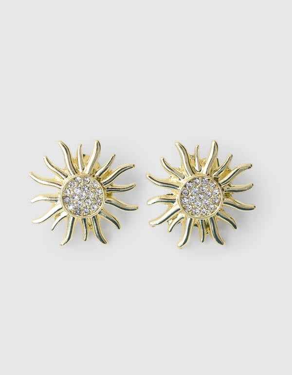Small Sun Oorbellen Goud SHOEBY ACCESSOIRES