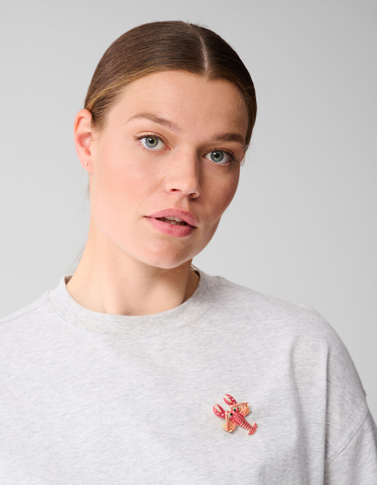 Kreeft Broche Roze SHOEBY ACCESSOIRES