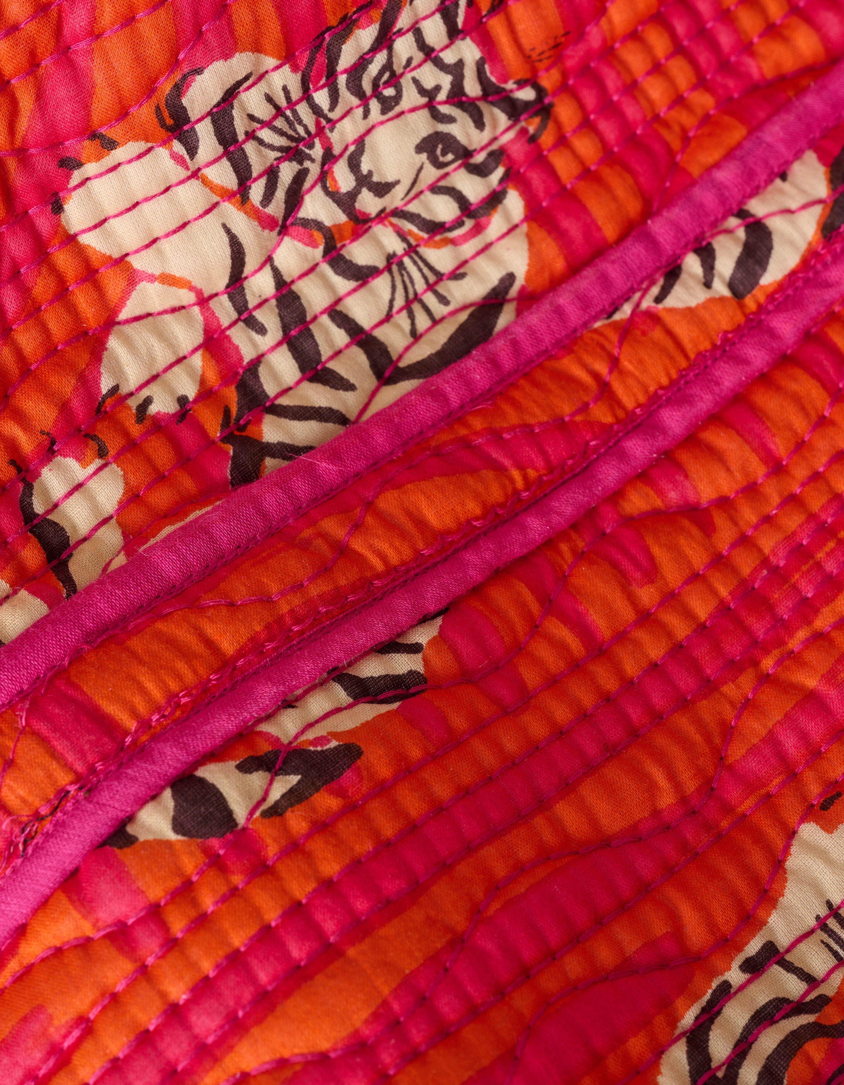 Reversible Printed Shopper Rood SHOEBY ACCESSOIRES