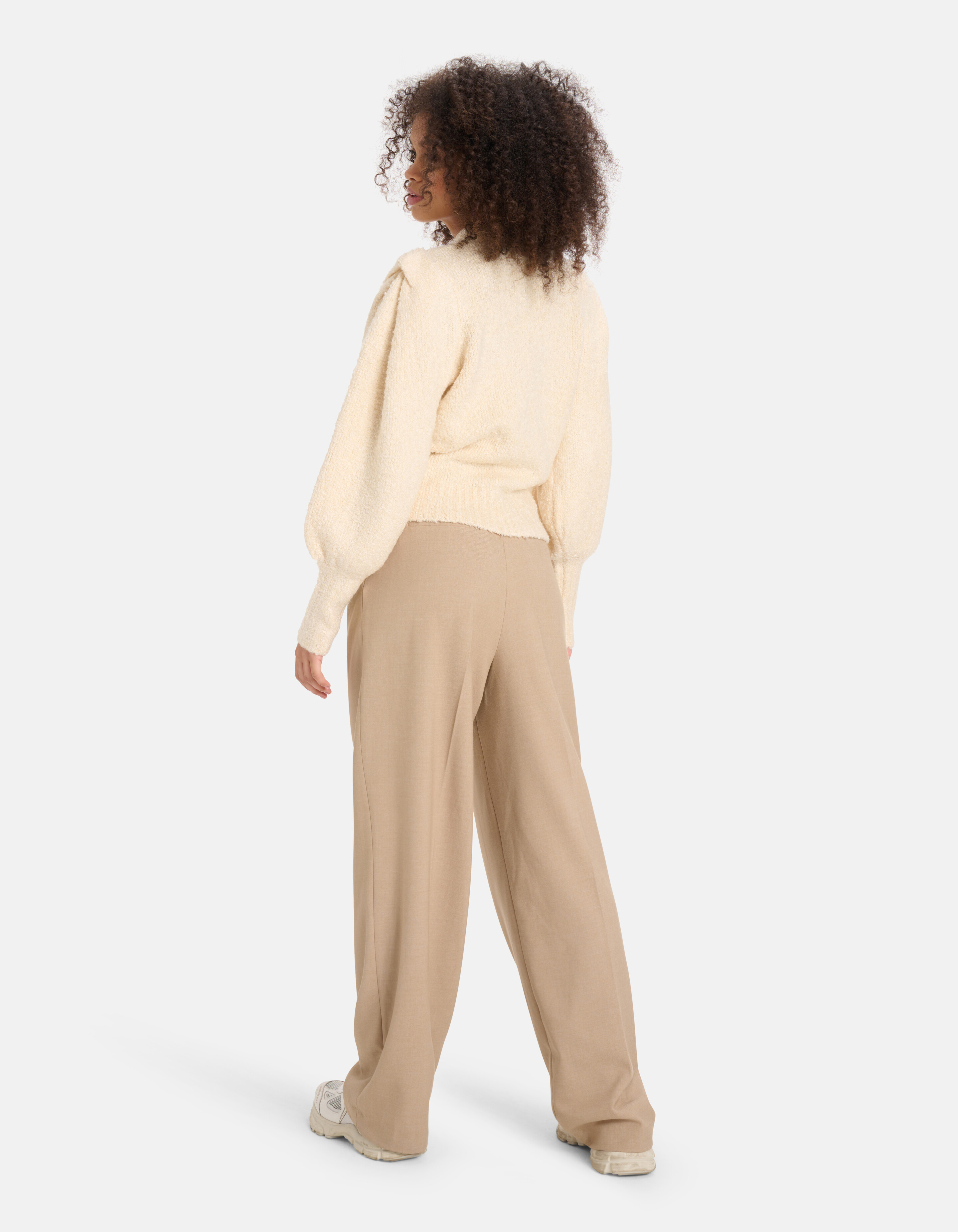 Boucle Trui Gebroken Wit SHOEBY WOMEN