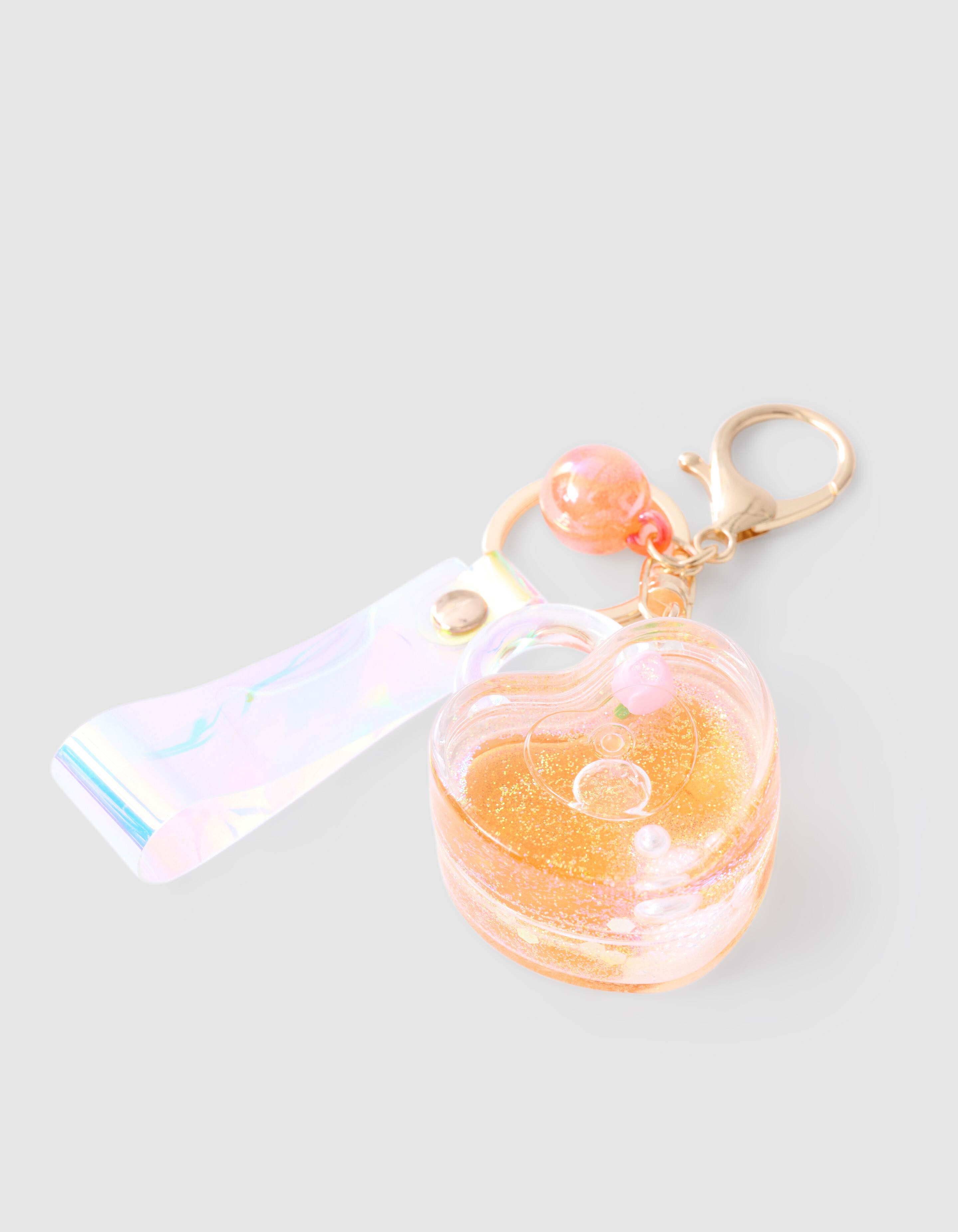 Hart Sleutelhanger Oranje SHOEBY ACCESSOIRES