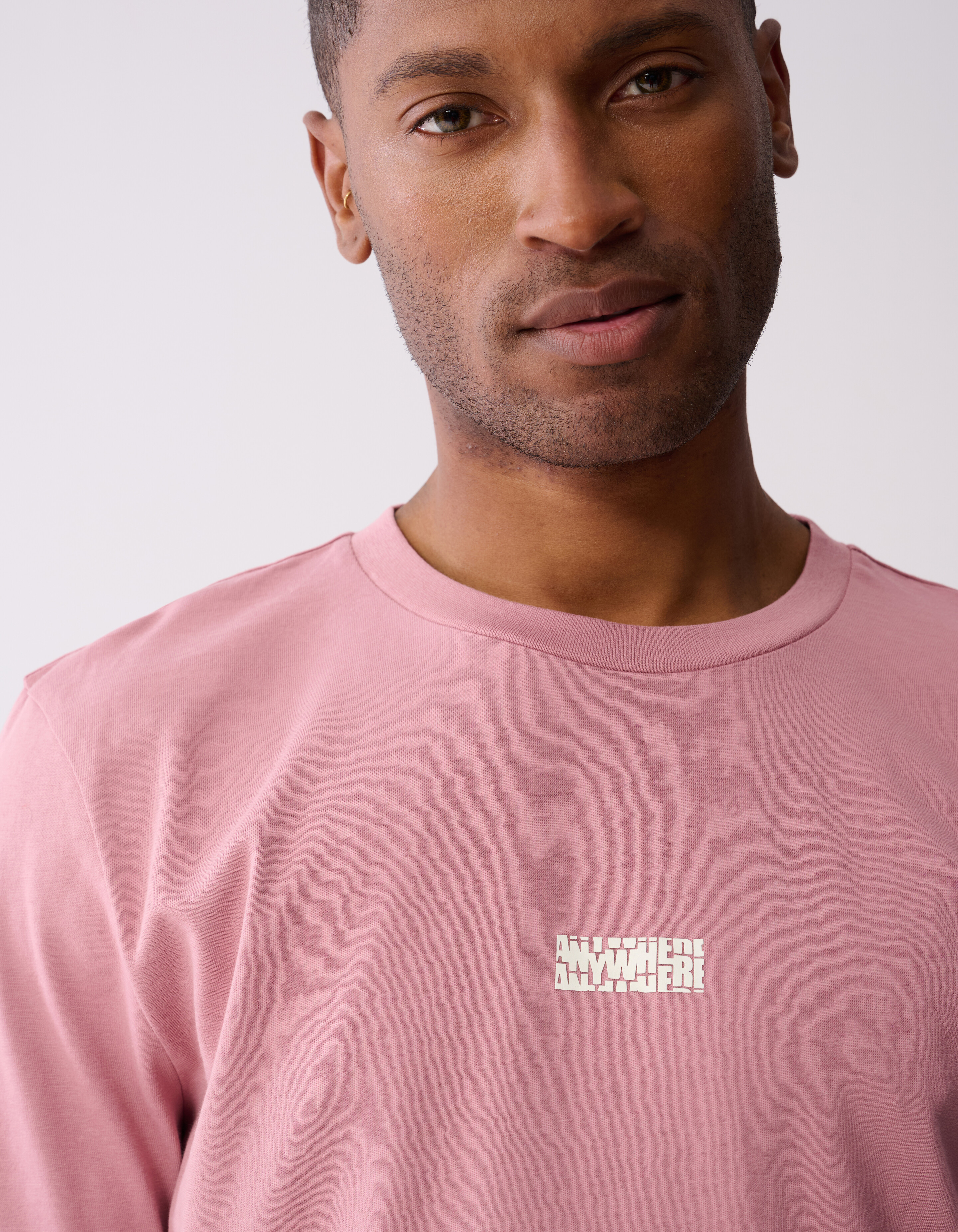 Anywhere Artwork T-shirt Roze SHOEBY MEN