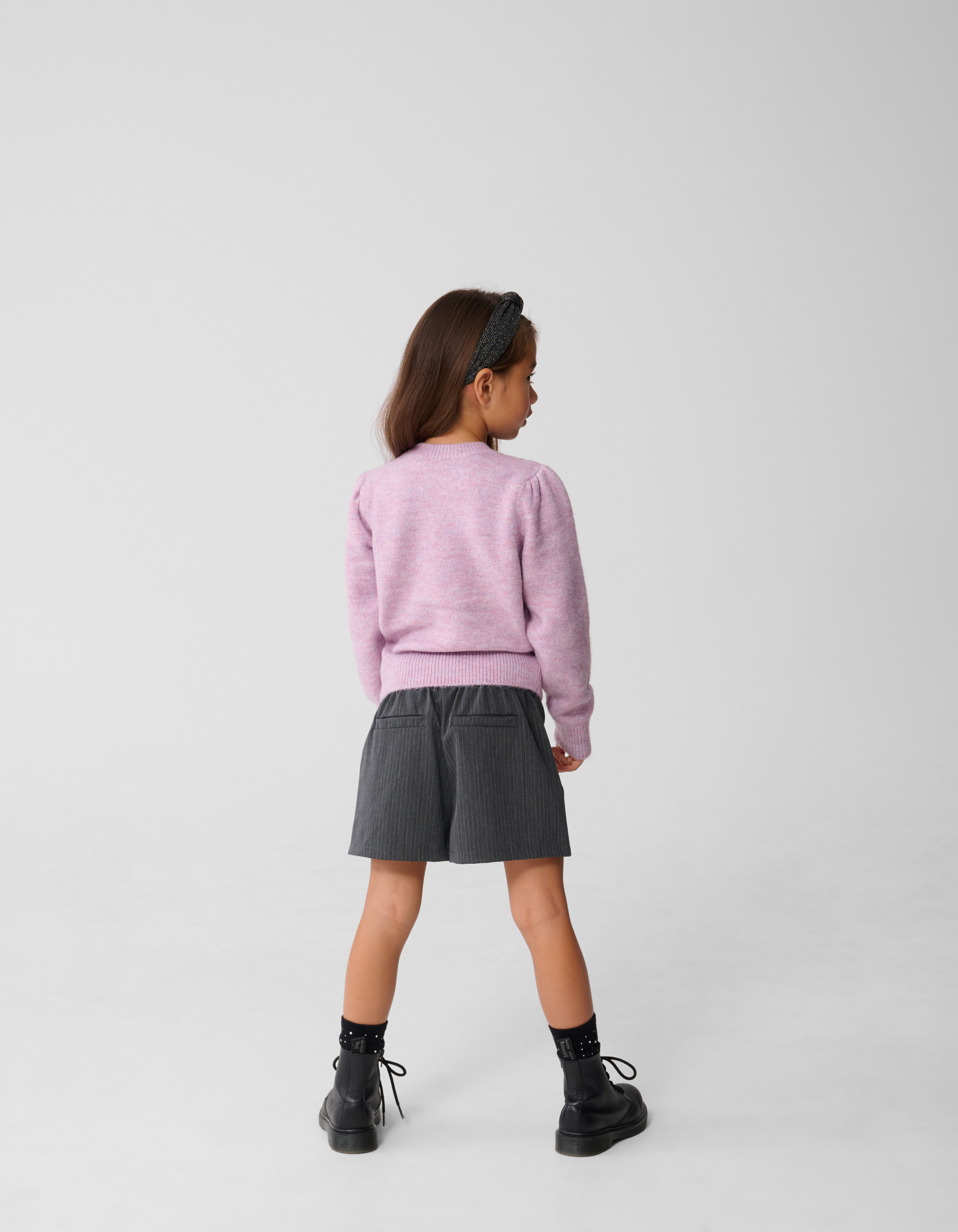 Dotted Knit Trui Paars SHOEBY GIRLS