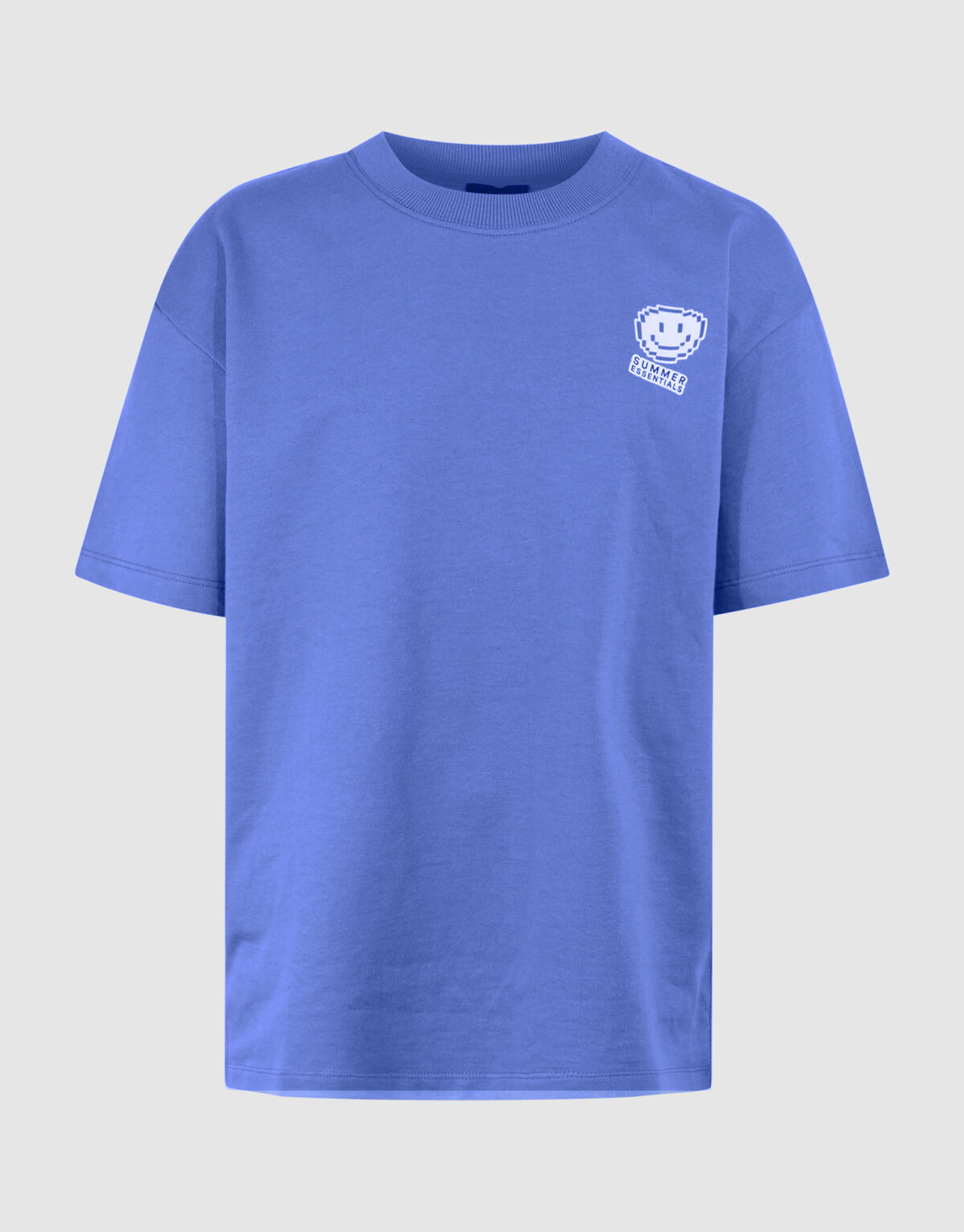 Smiley Artwork T-shirt Blauw SHOEBY BOYS