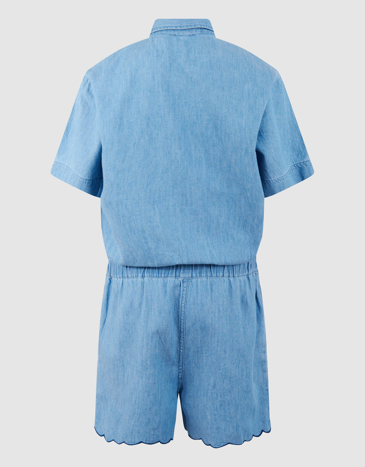 Heart Denim Jumpshort Lichtblauw SHOEBY GIRLS