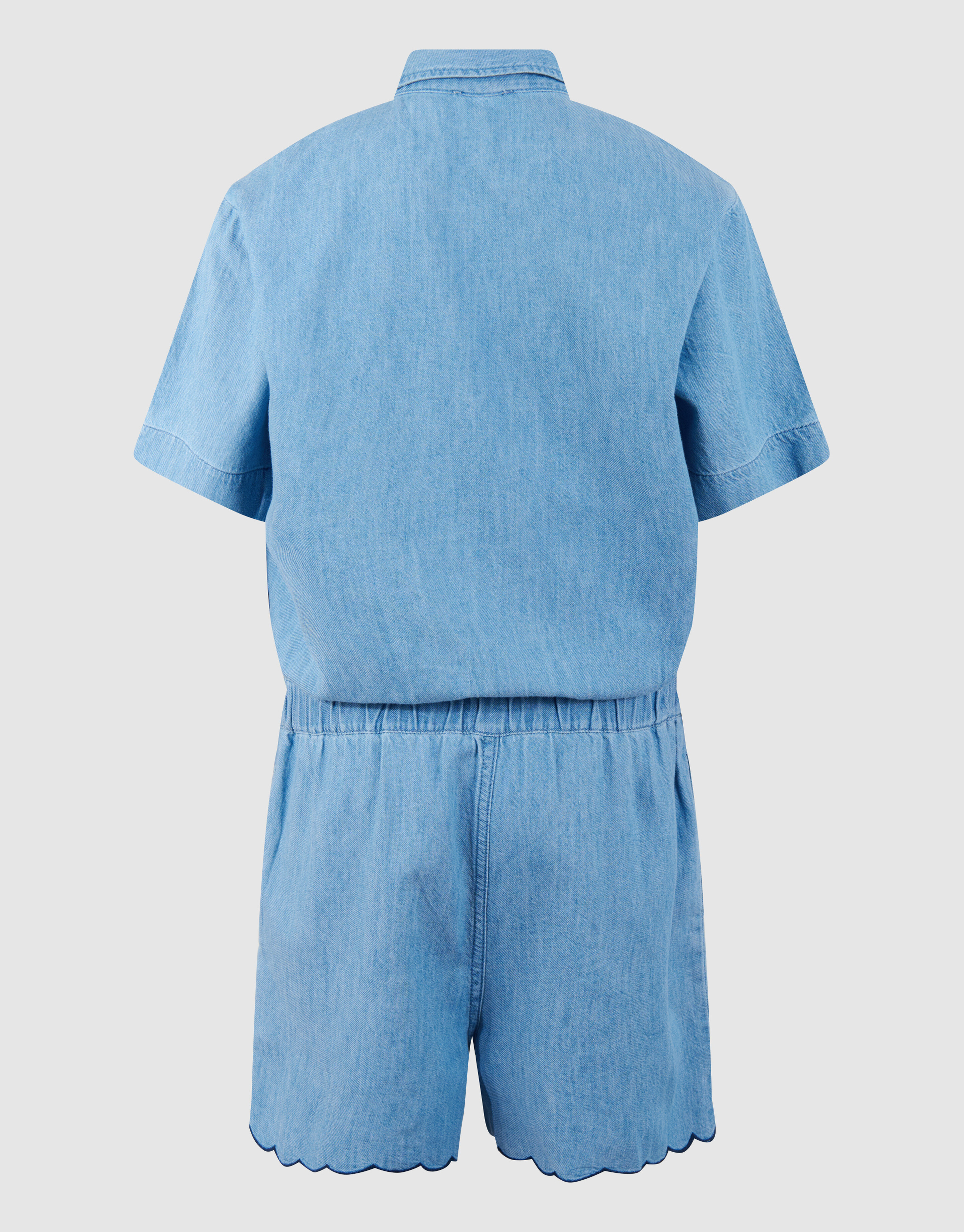 Heart Denim Jumpshort Lichtblauw SHOEBY GIRLS