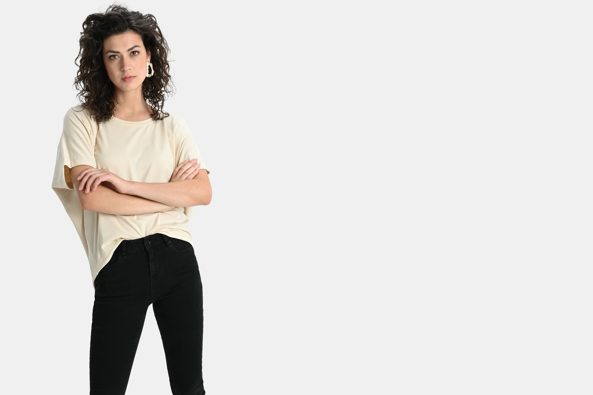 Loose Combine T-shirt SHOEBY WOMEN