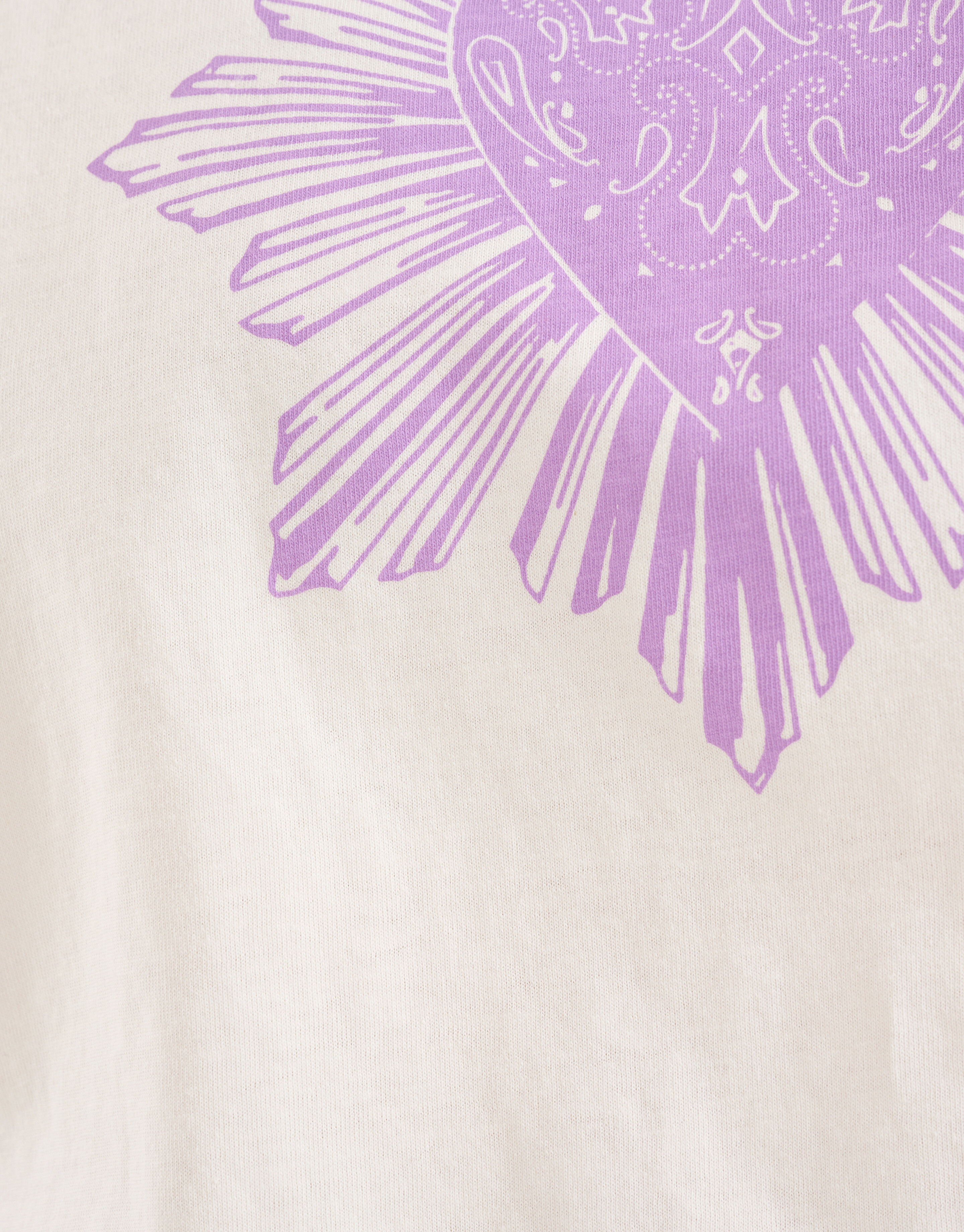 Heart Artwork T-shirt Gebroken Wit SHOEBY WOMEN