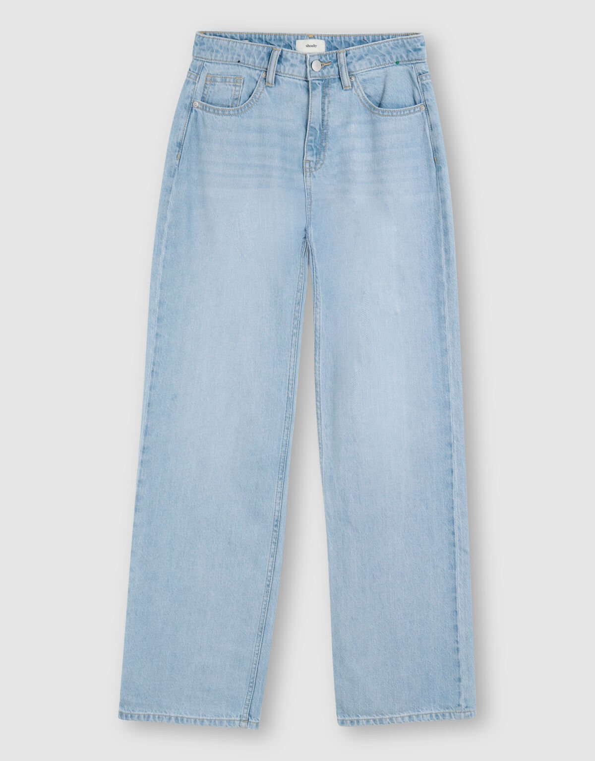 Soft Wide Leg Fit Jeans Bleached SHOEBY WOMEN