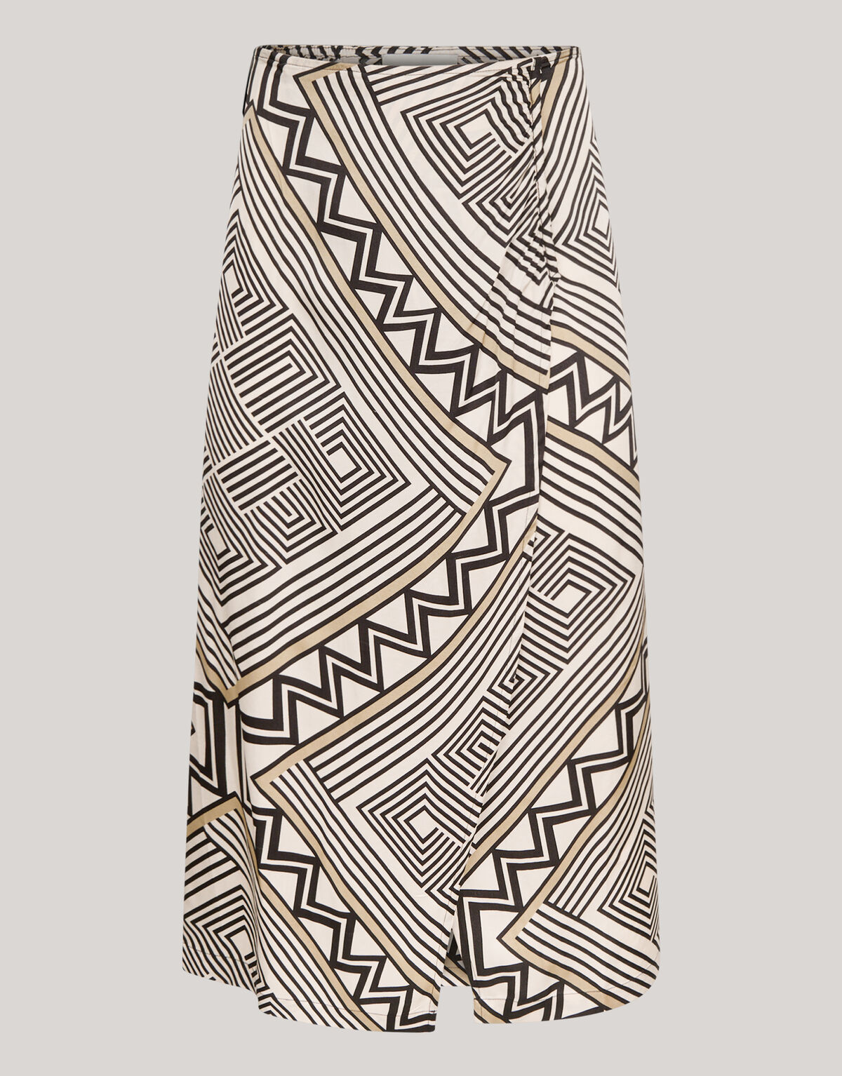 Printed Maxi Rok Gebroken Wit SHOEBY WOMEN