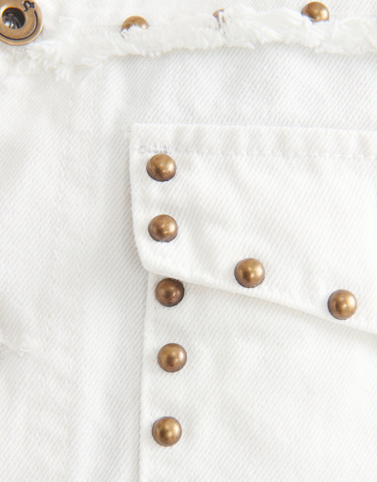 Denim Studs Jack Gebroken Wit By Mieke SHOEBY WOMEN