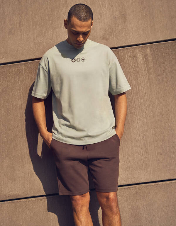 Spark Logo Artwork T-shirt Lichtgroen SHOEBY MEN