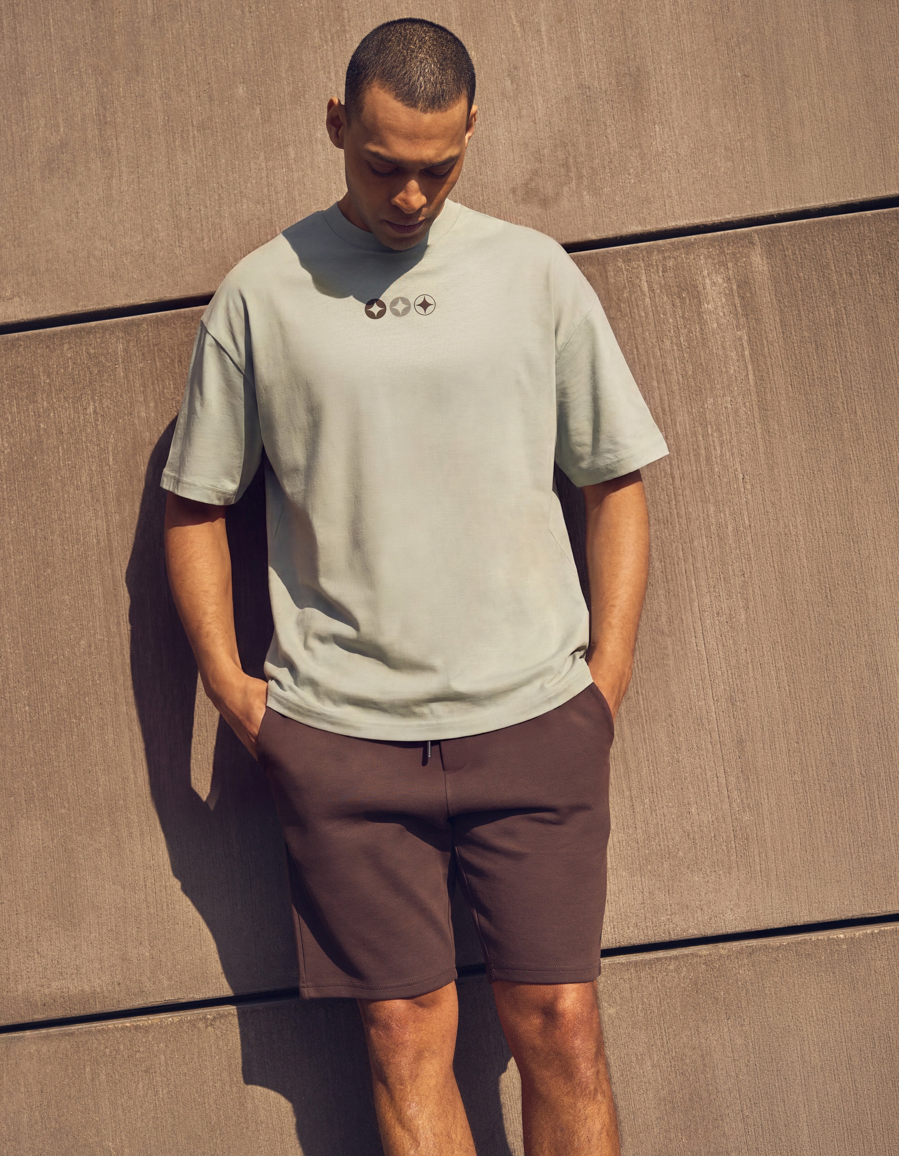 Spark Logo Artwork T-shirt Lichtgroen SHOEBY MEN