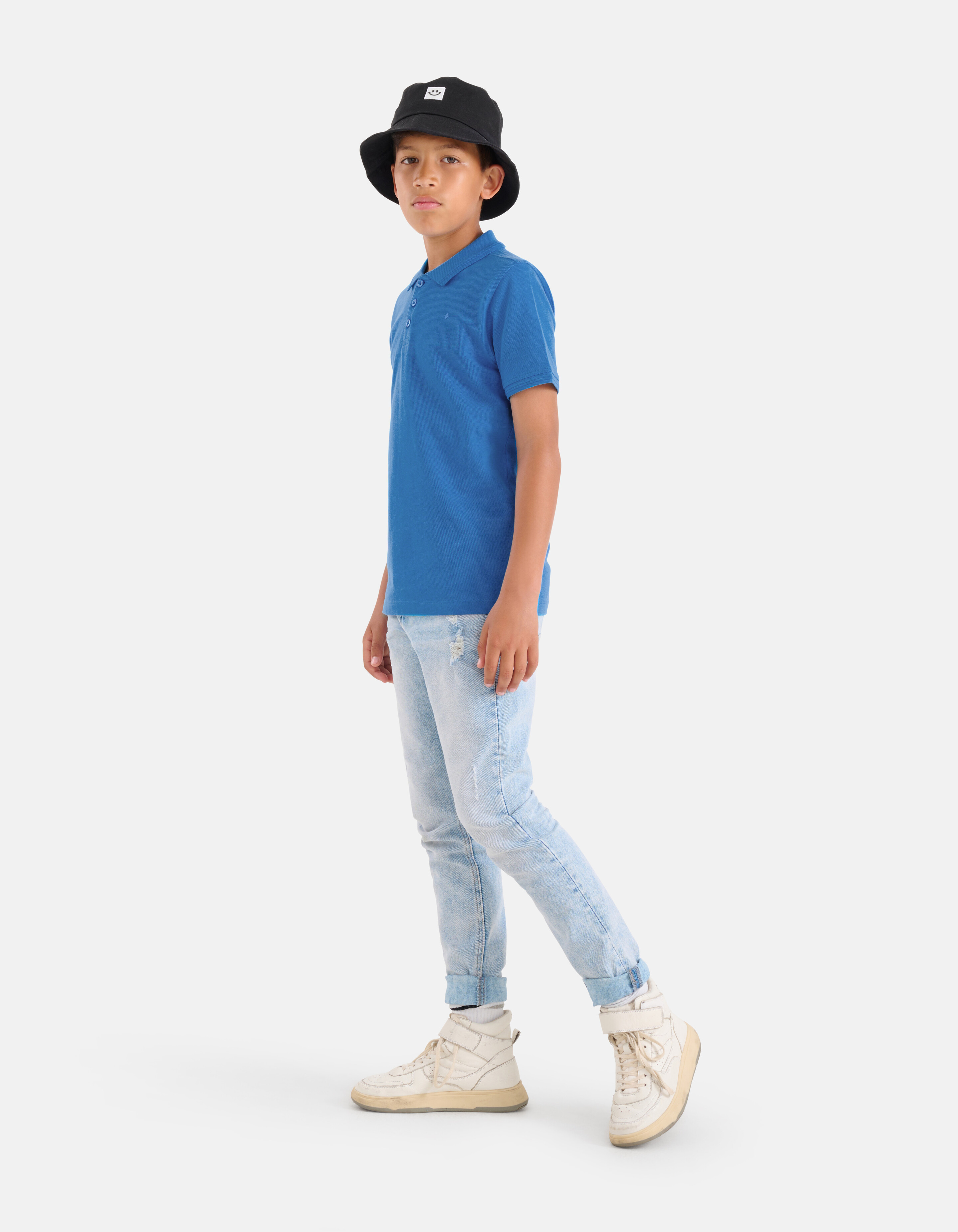 Basis Polo Blauw SHOEBY BOYS