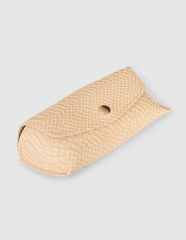 Snake Zonnebrillen Pouch Gebroken Wit SHOEBY ACCESSOIRES