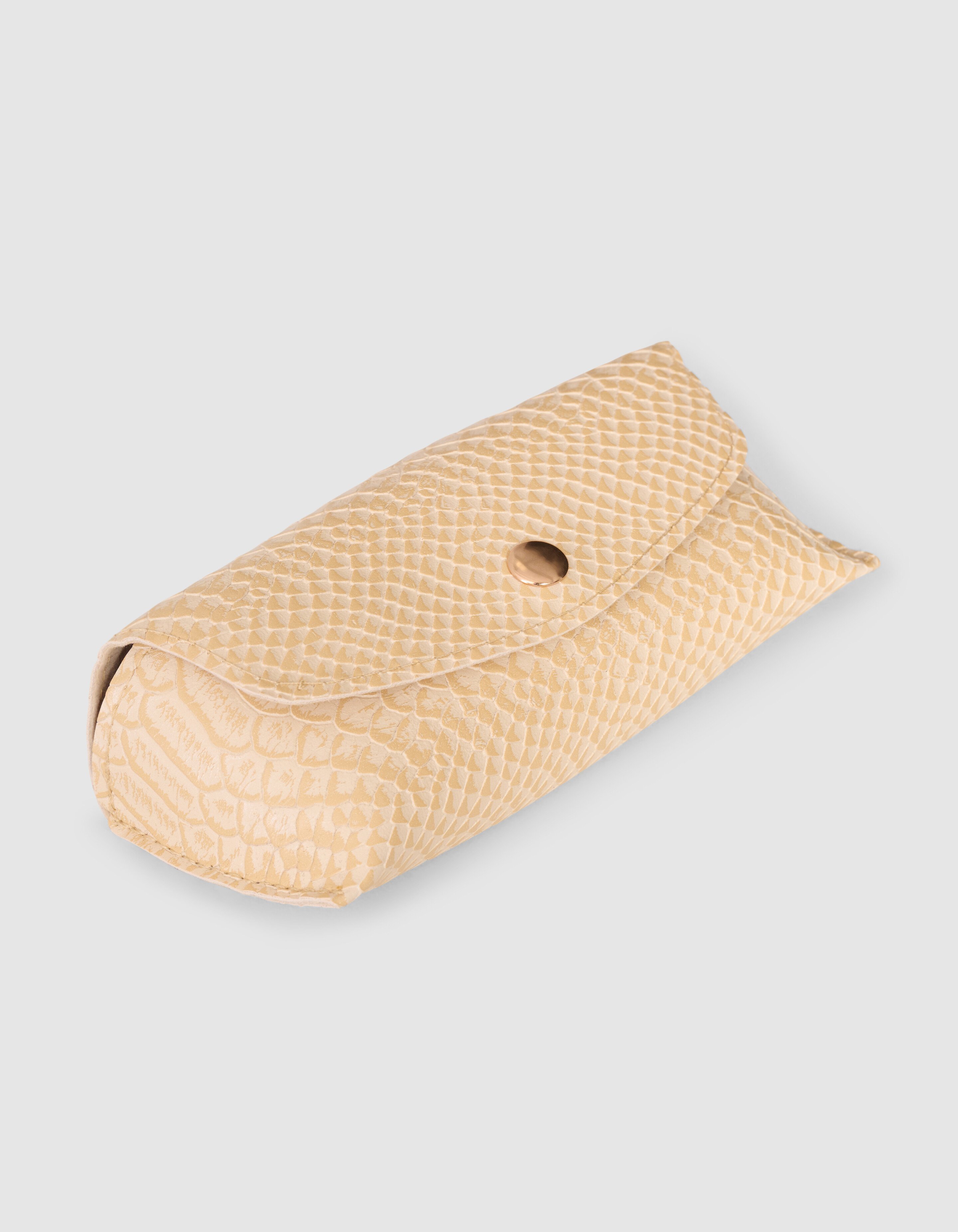 Snake Zonnebrillen Pouch Gebroken Wit SHOEBY ACCESSOIRES