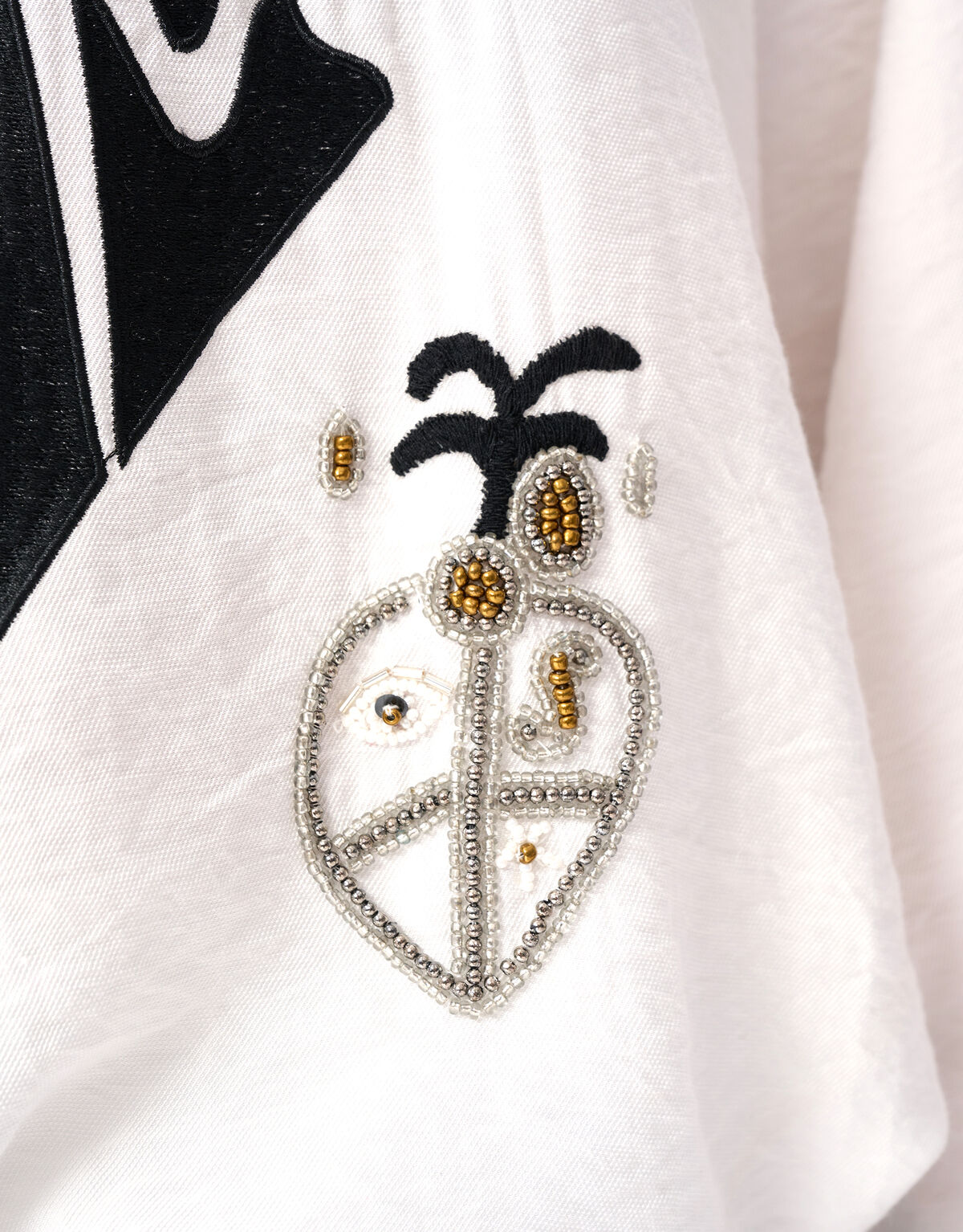 Creative Embro Blouse Gebroken Wit SHOEBY WOMEN