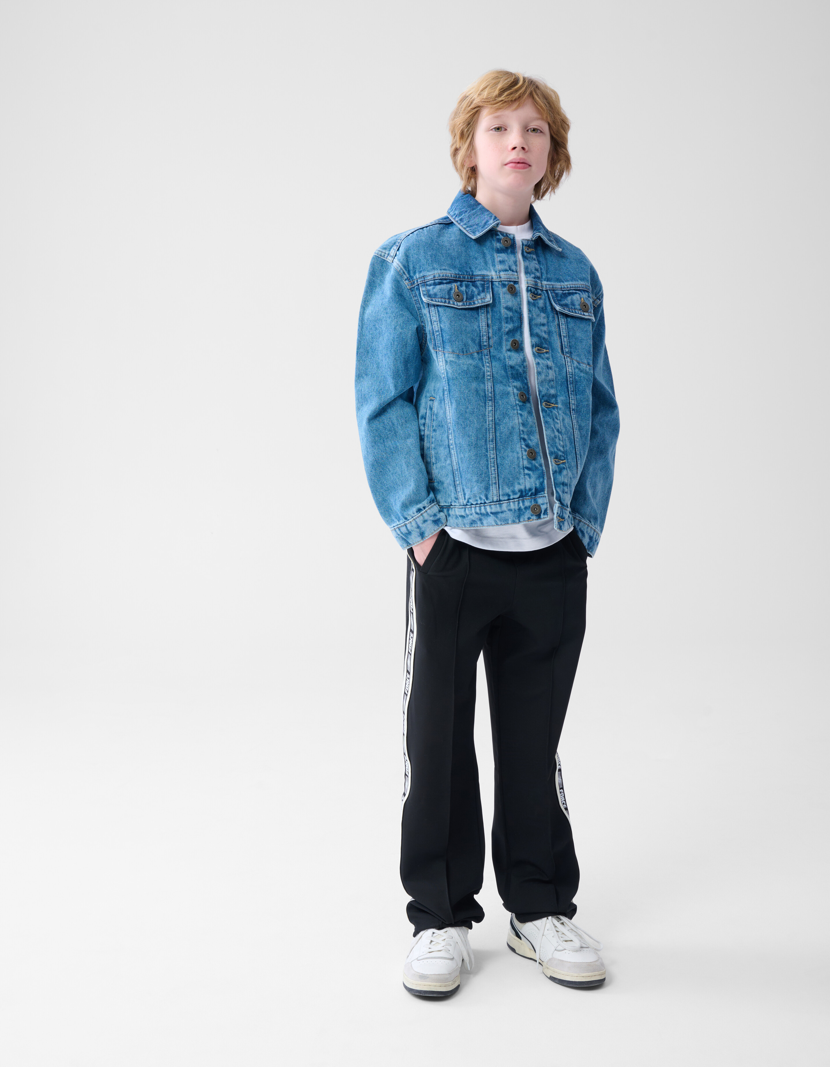 Basis Denim Jack Mediumstone SHOEBY BOYS