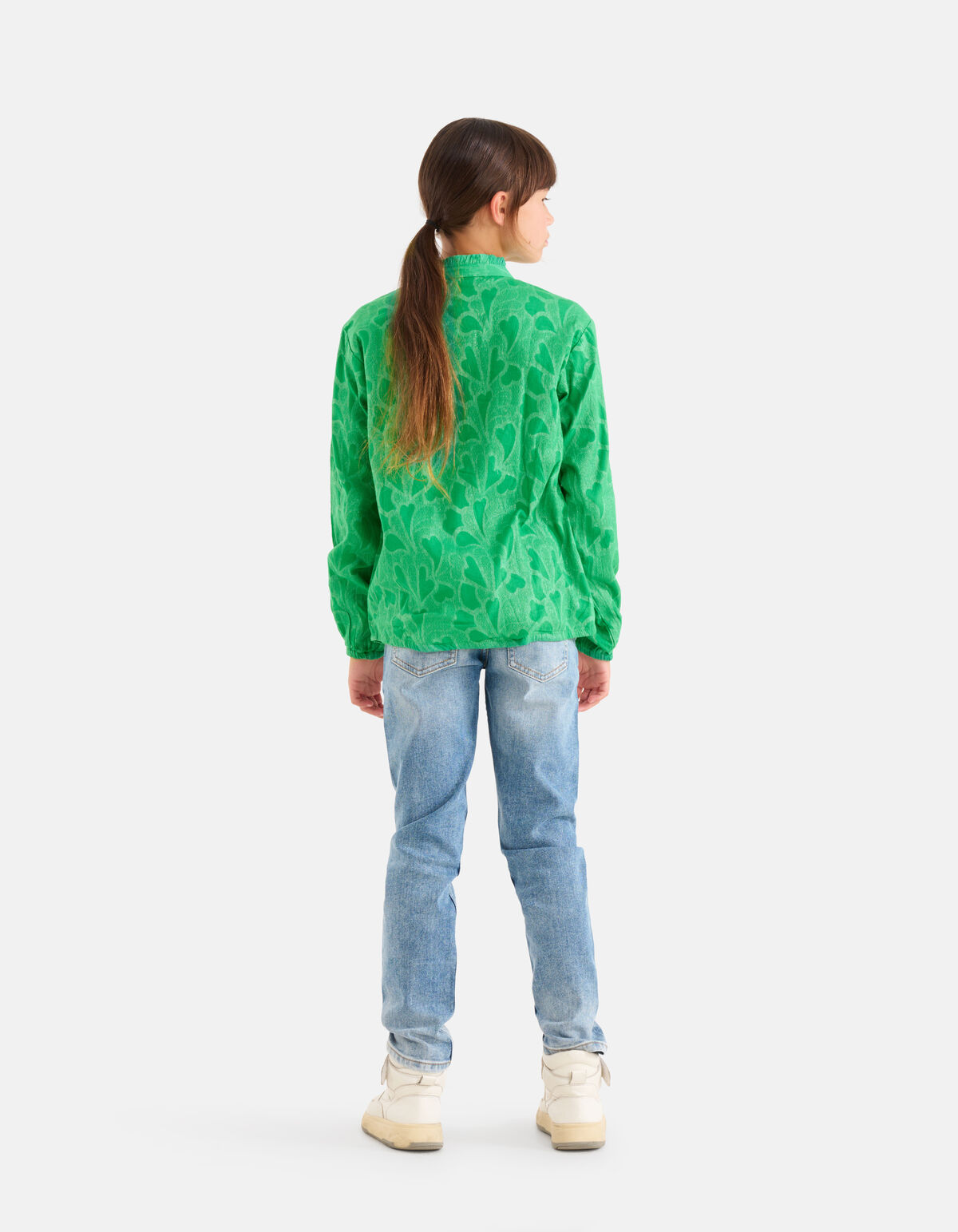 Lurex Blouse Groen SHOEBY GIRLS