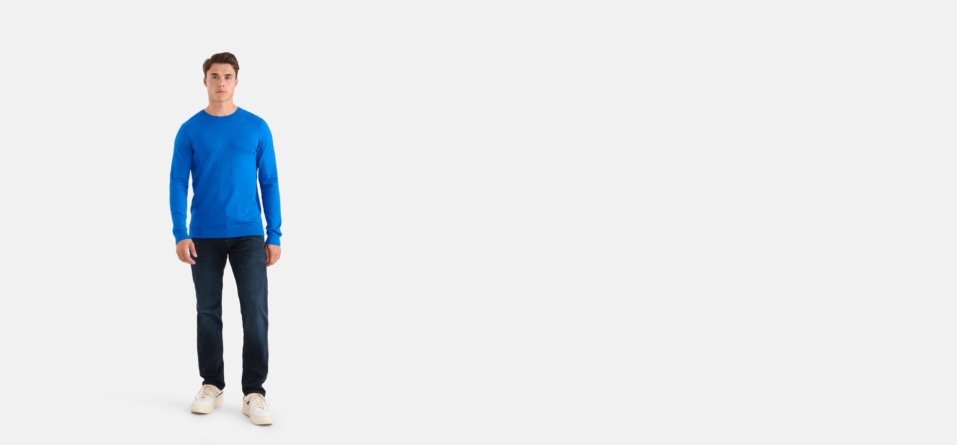 Straight Jeans Blauw/Zwart L36 Refill