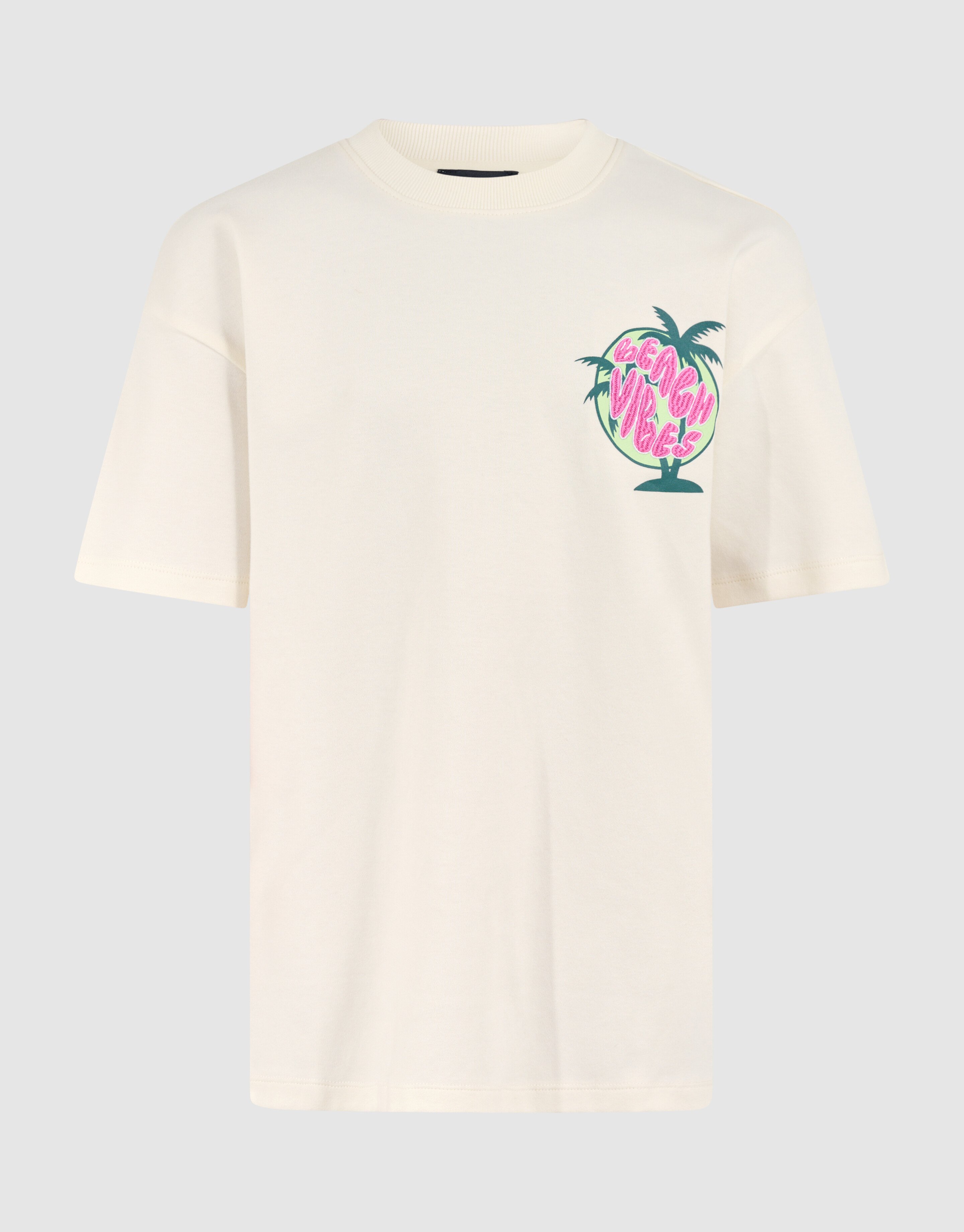 Vibes Artwork T-shirt Gebroken Wit SHOEBY BOYS