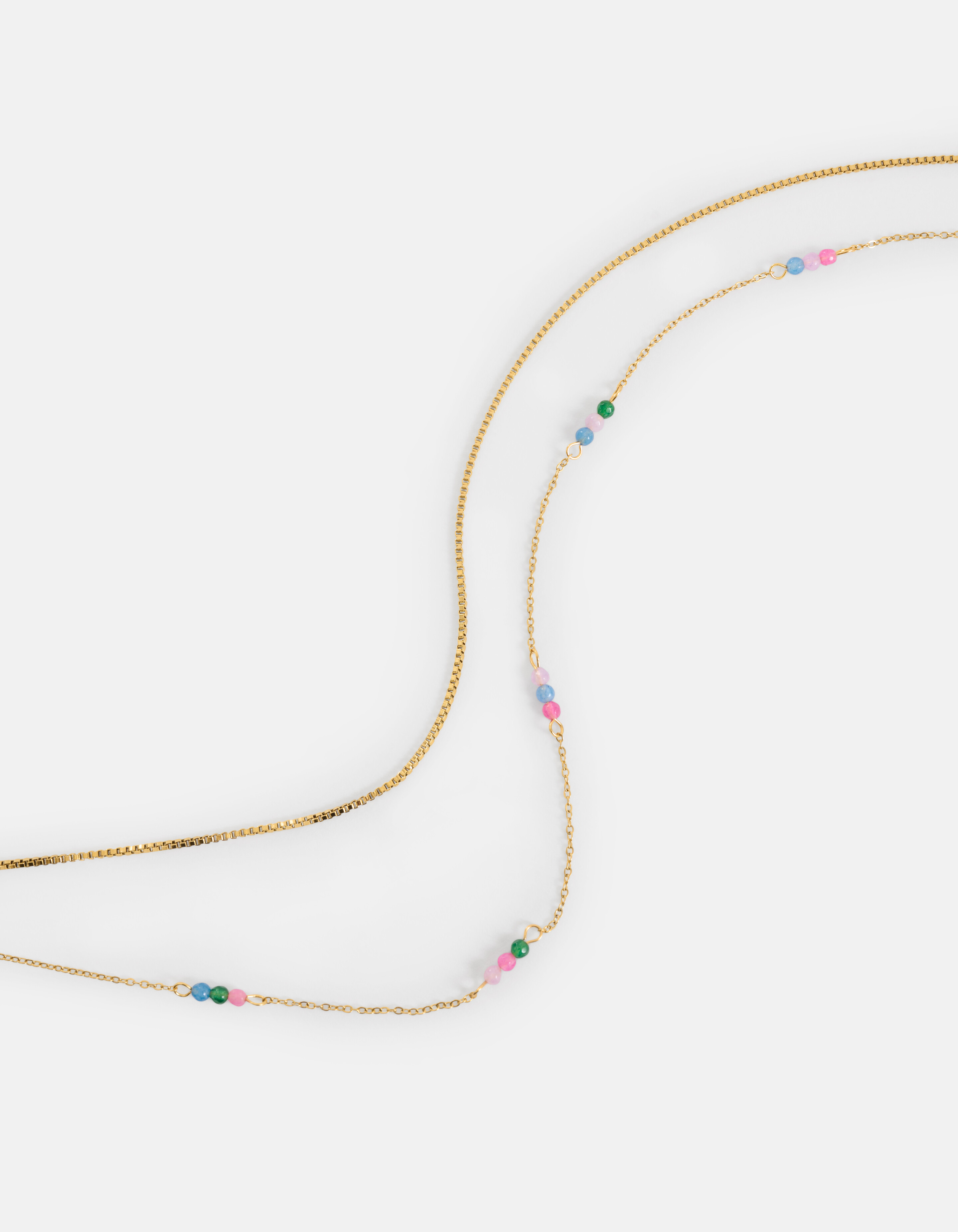 Dubbele Chain Ketting Goud SHOEBY ACCESSOIRES