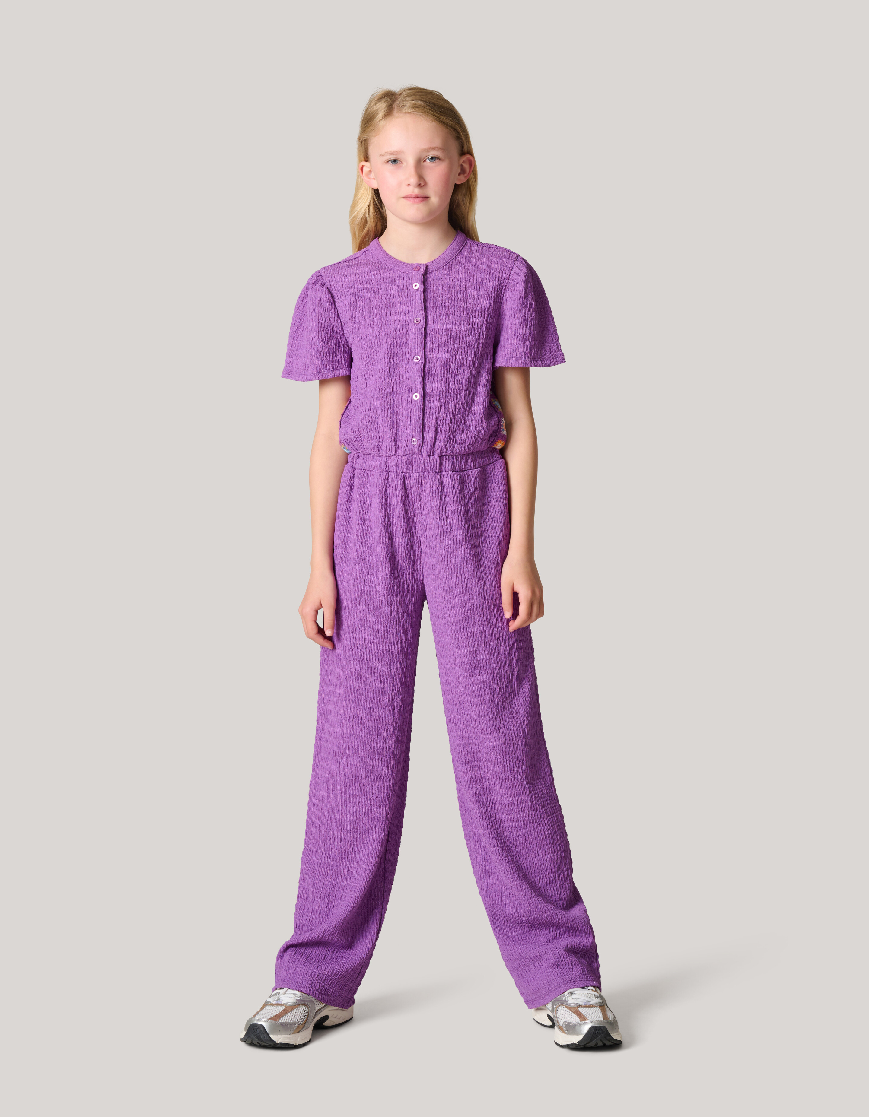 Crochet Jumpsuit Donkerpaars SHOEBY GIRLS