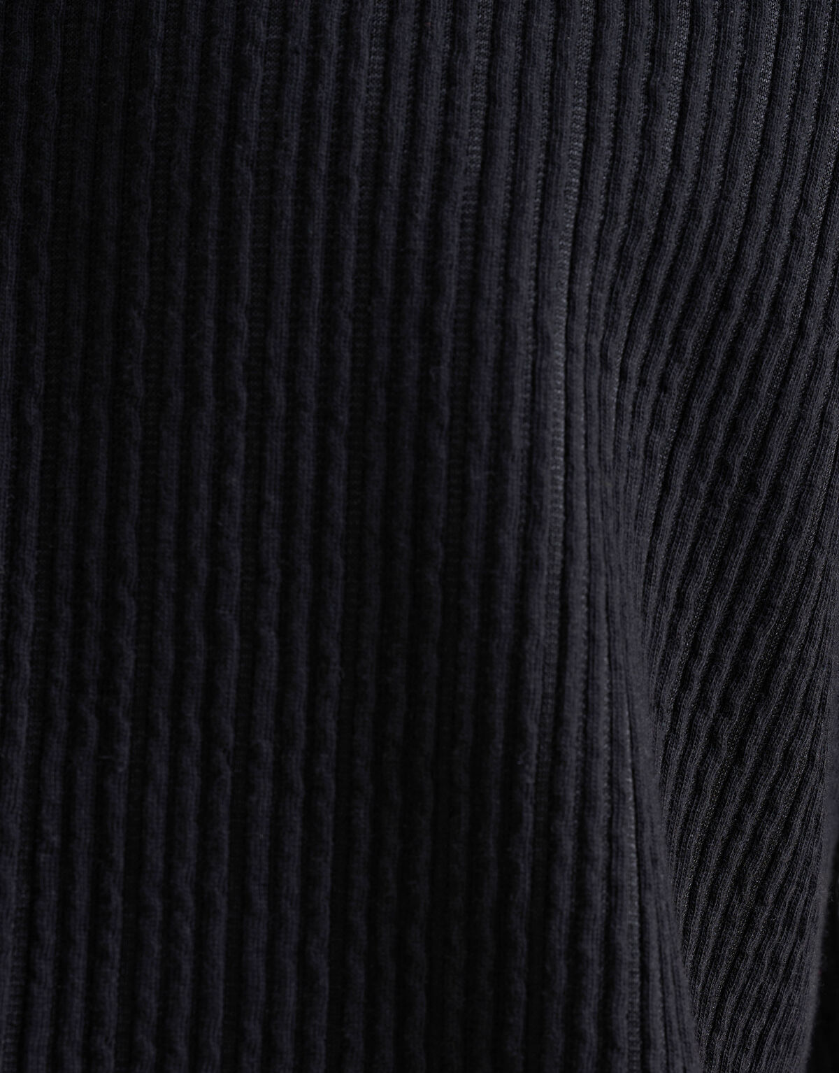 Seersucker T-shirt Zwart SHOEBY MEN