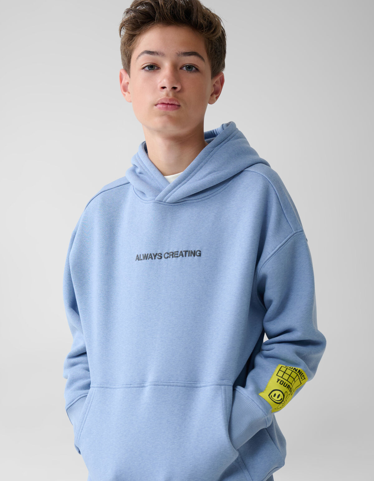 Artwork Hoodie Blauw SHOEBY BOYS