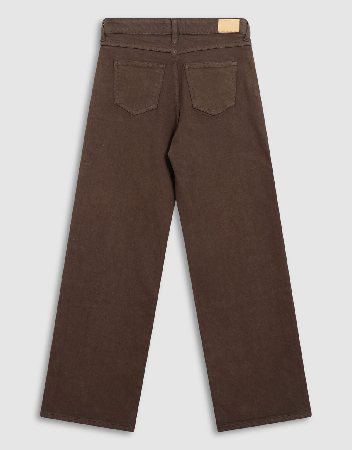 Stud Wide Leg Fit Jeans Bruin SHOEBY GIRLS