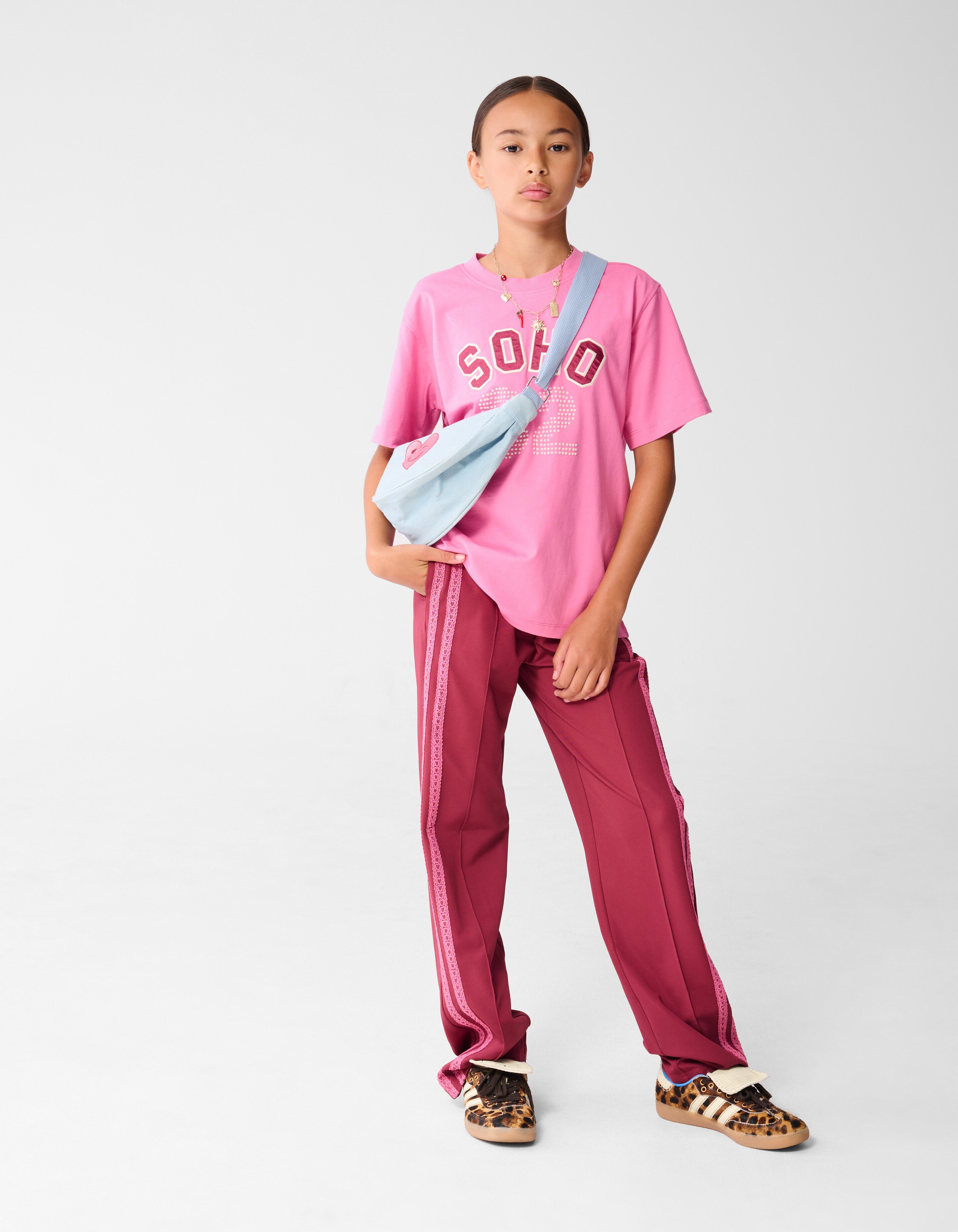 Soho Artwork T-shirt Roze SHOEBY GIRLS
