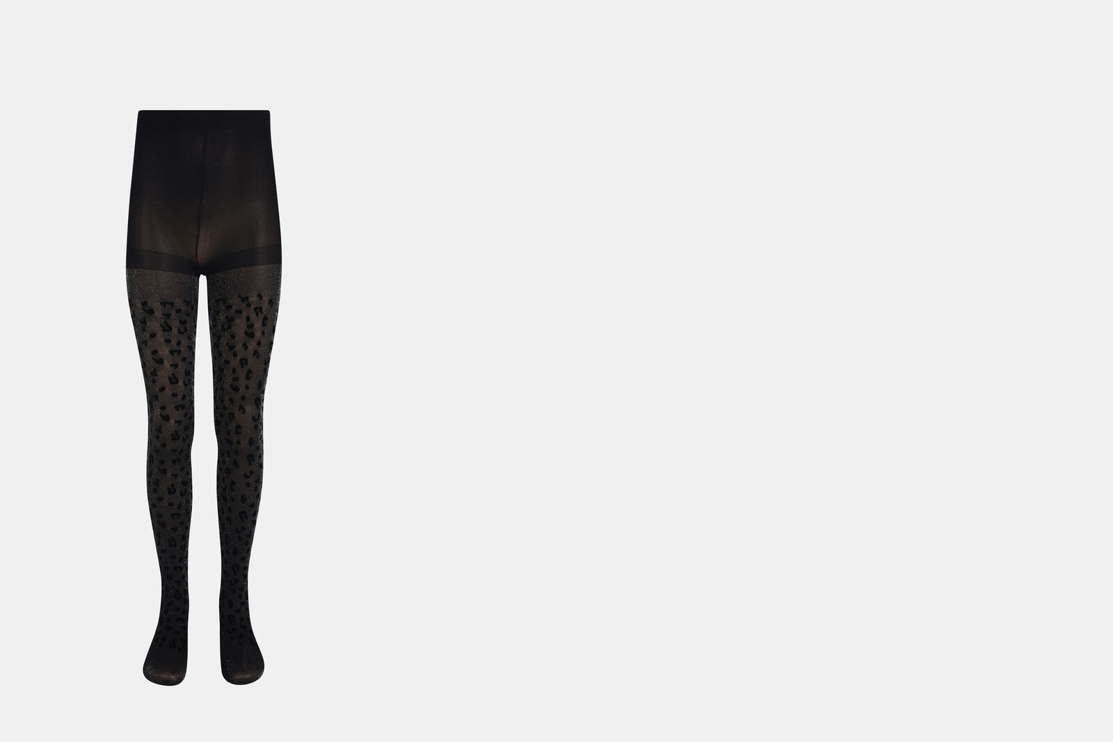 Flock Leopard Glitter Panty