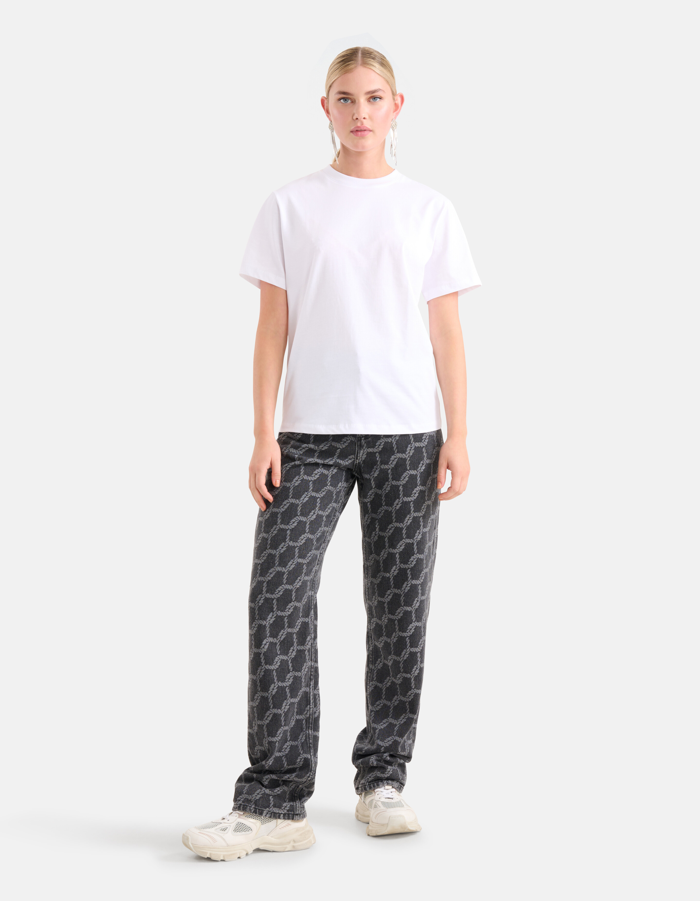 Basis T-shirt Wit SHOEBY WOMEN