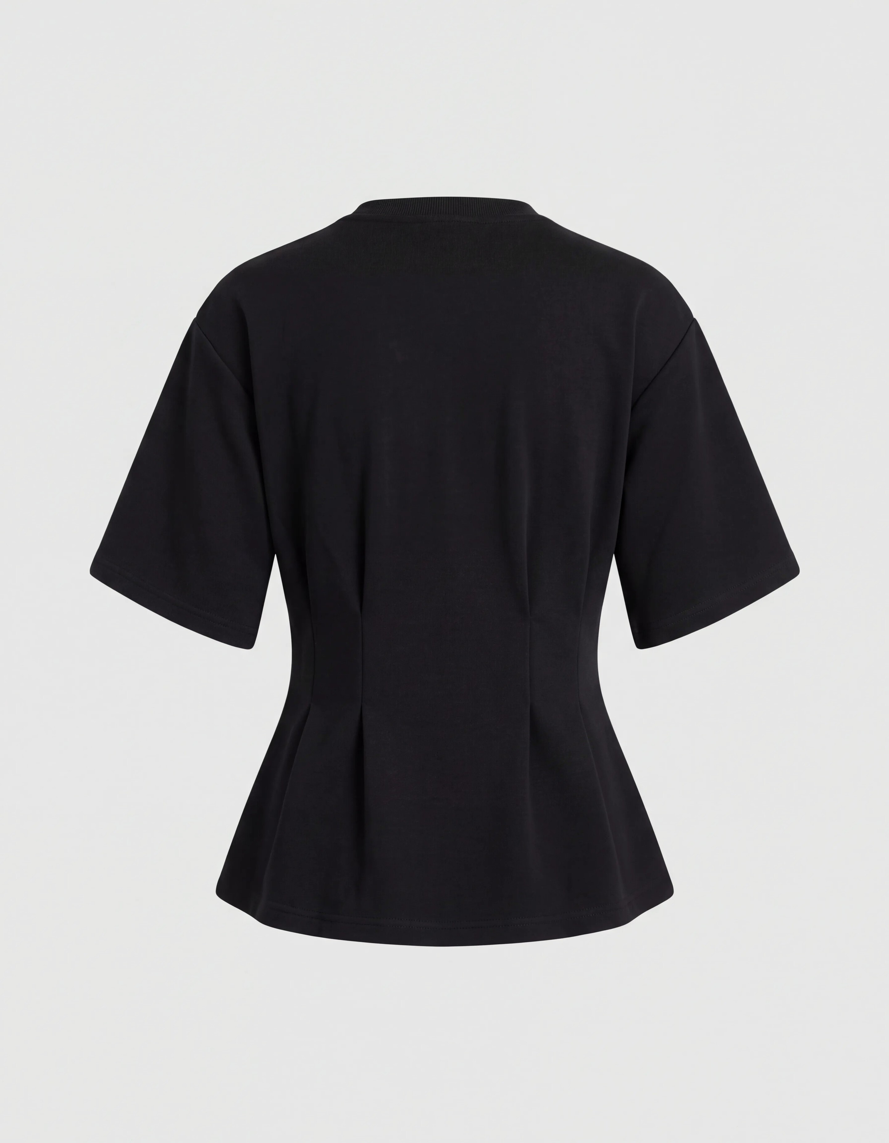 Peplum Scuba  T-shirt Zwart SHOEBY WOMEN
