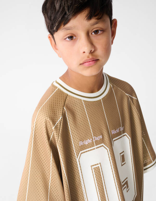 Oversized Sporty T-shirt Bruin SHOEBY BOYS