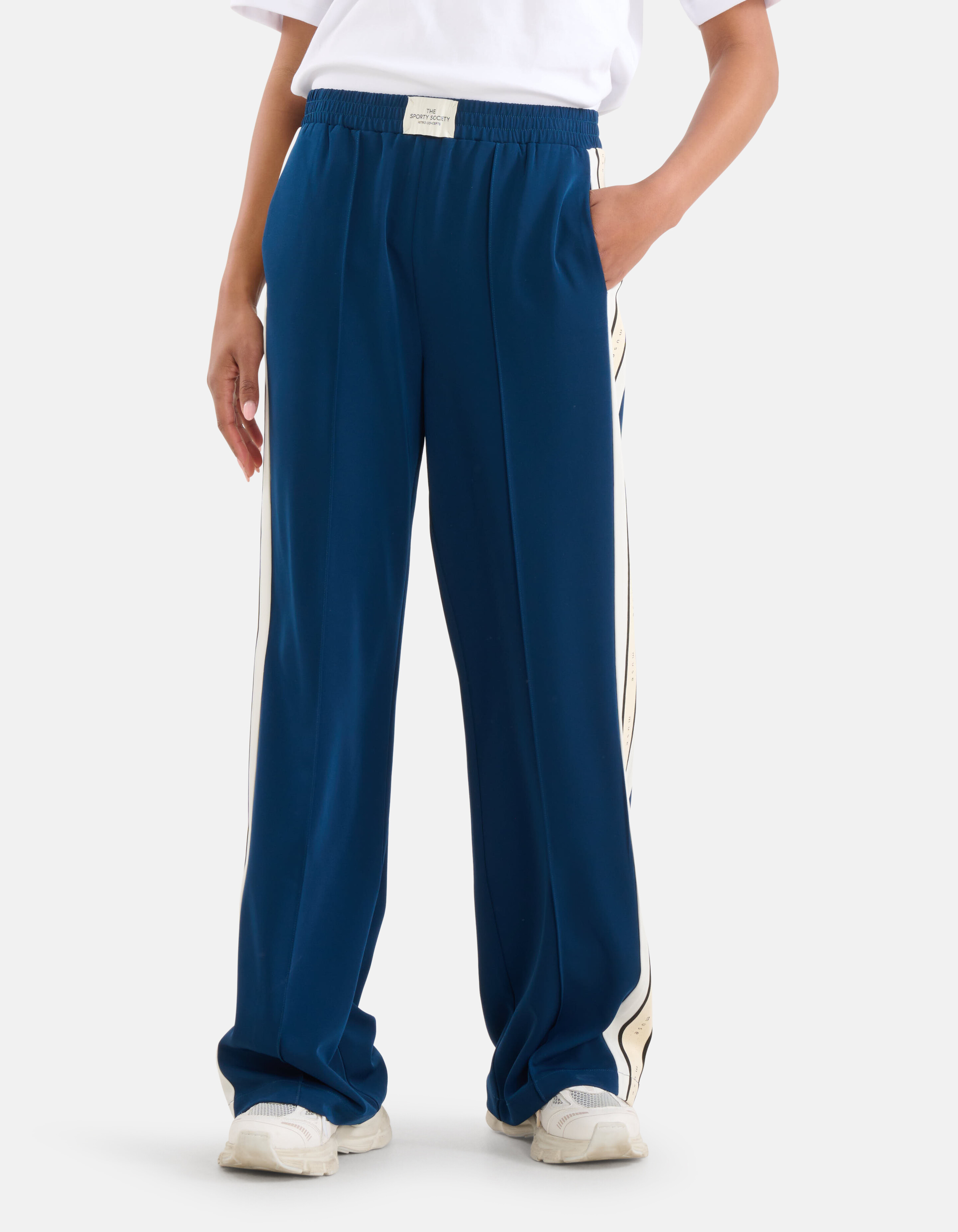 Sporty Tape Broek Donkerblauw SHOEBY WOMEN