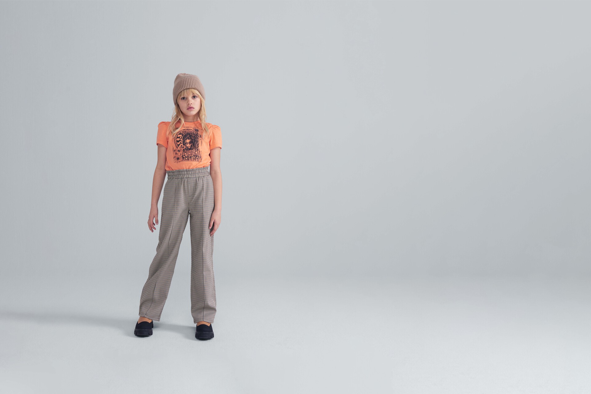 Leopard Girl T-shirt Oranje JILL&MITCH