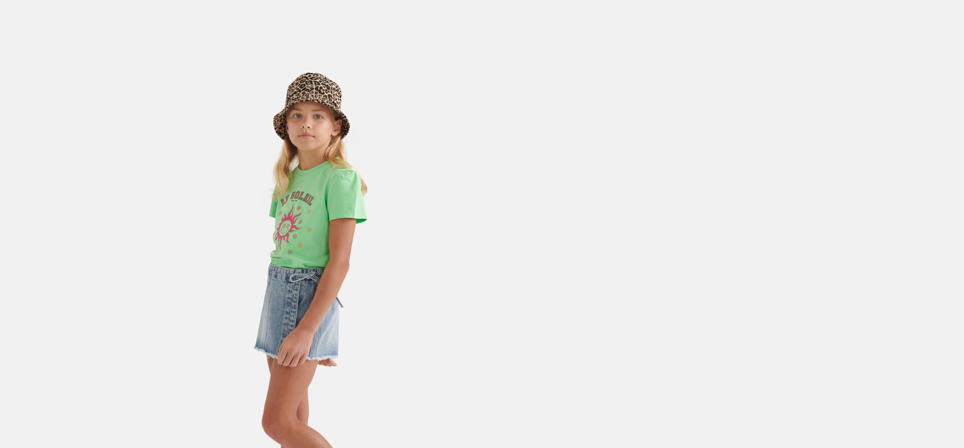 Denim Skort Bleached SHOEBY GIRLS