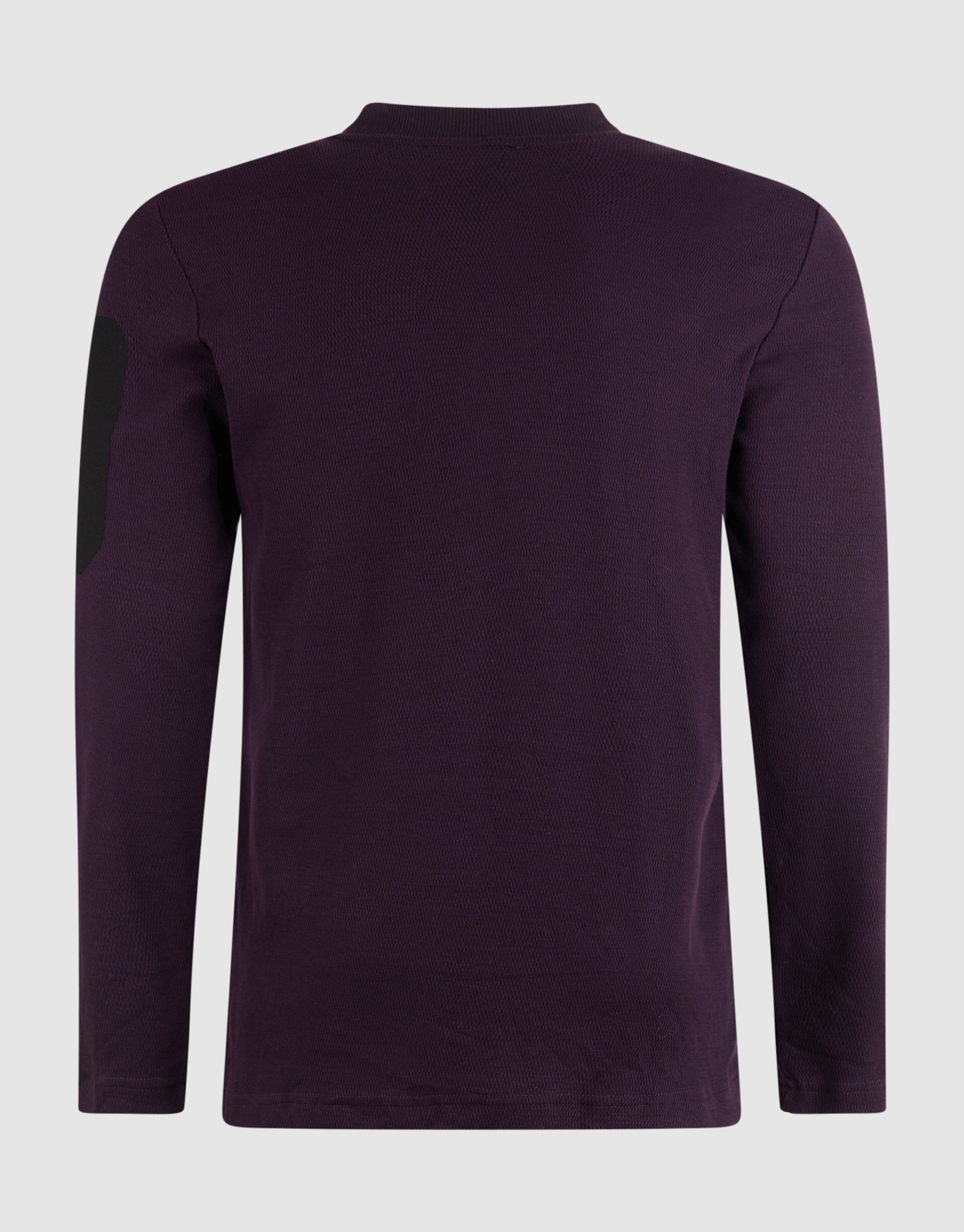 Pocket Longsleeve T-shirt Donkerrood SHOEBY MEN