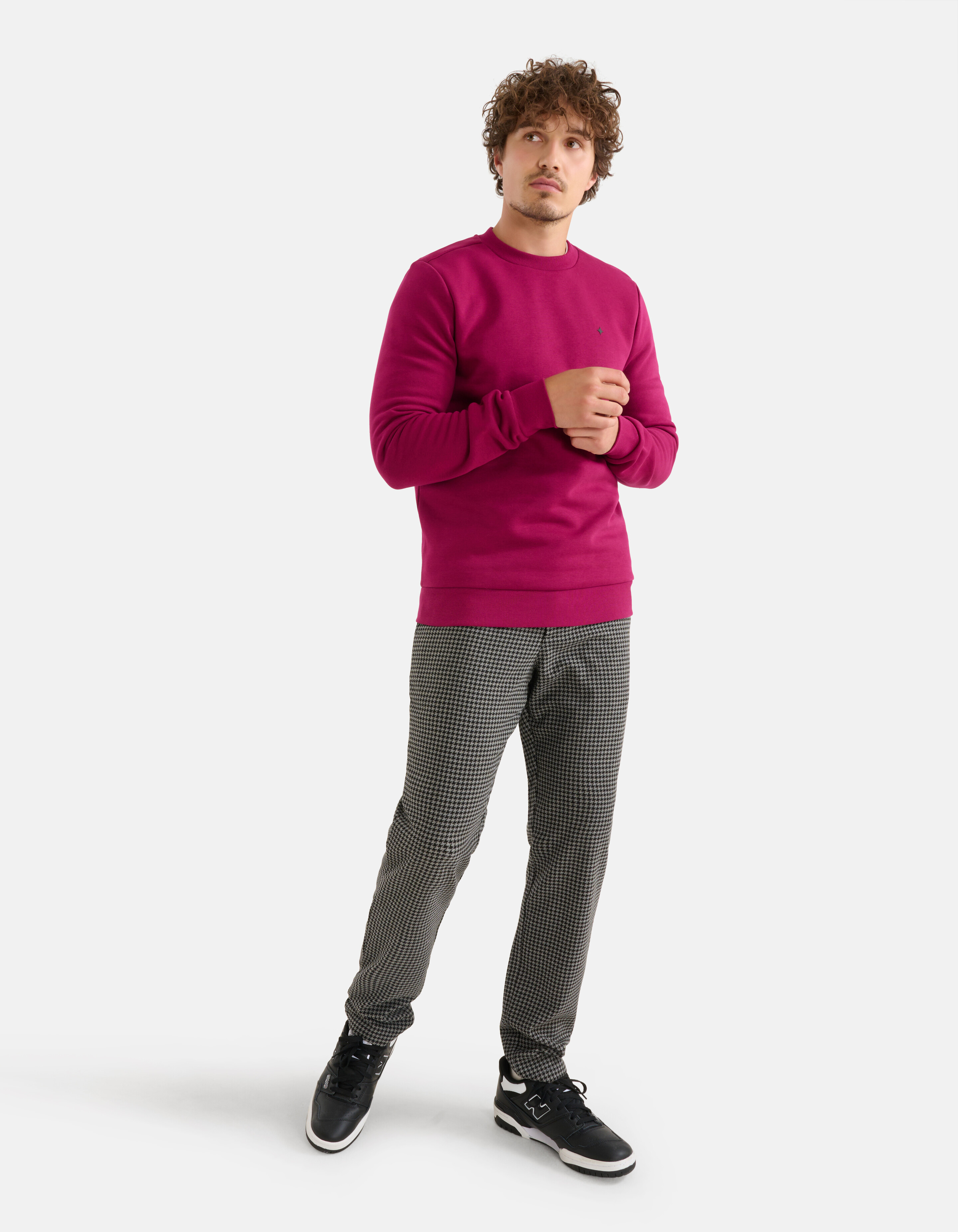 Pied De Poule Pantalon Zwart SHOEBY MEN