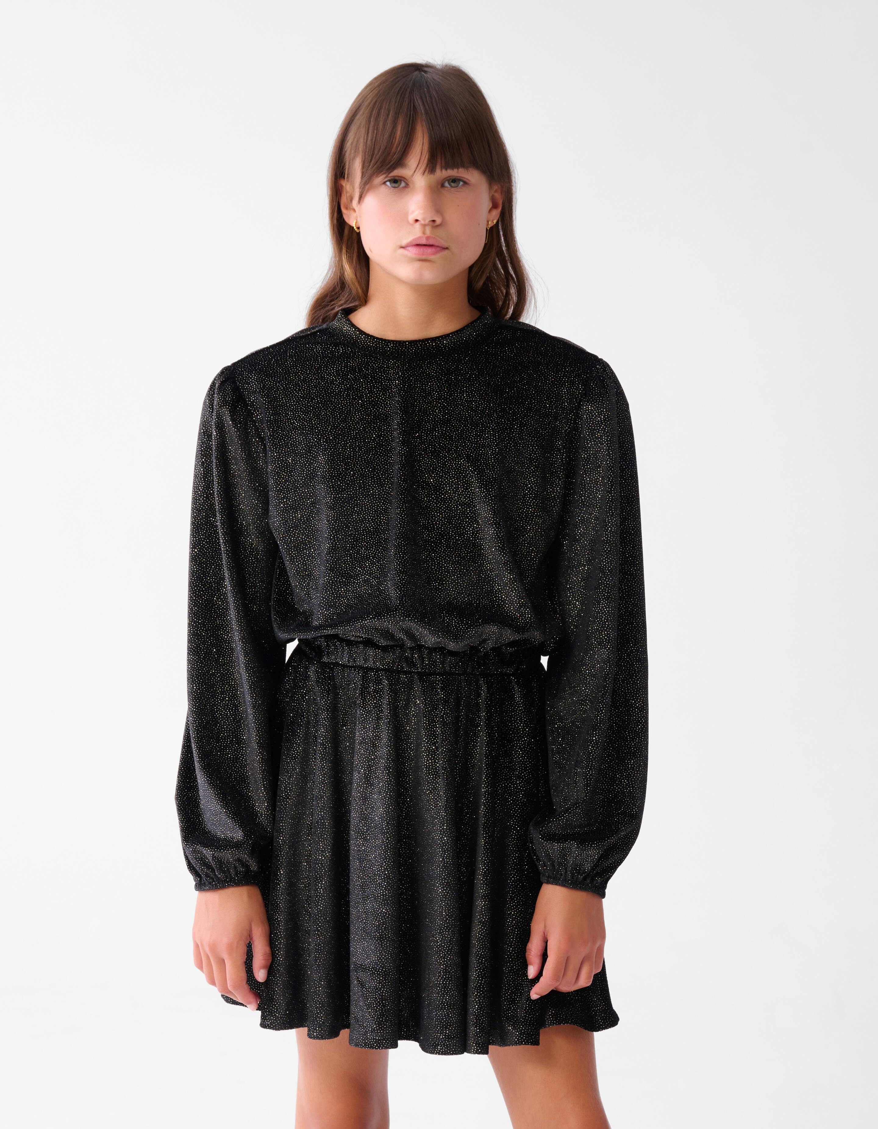 Glitter Jurk Zwart SHOEBY GIRLS