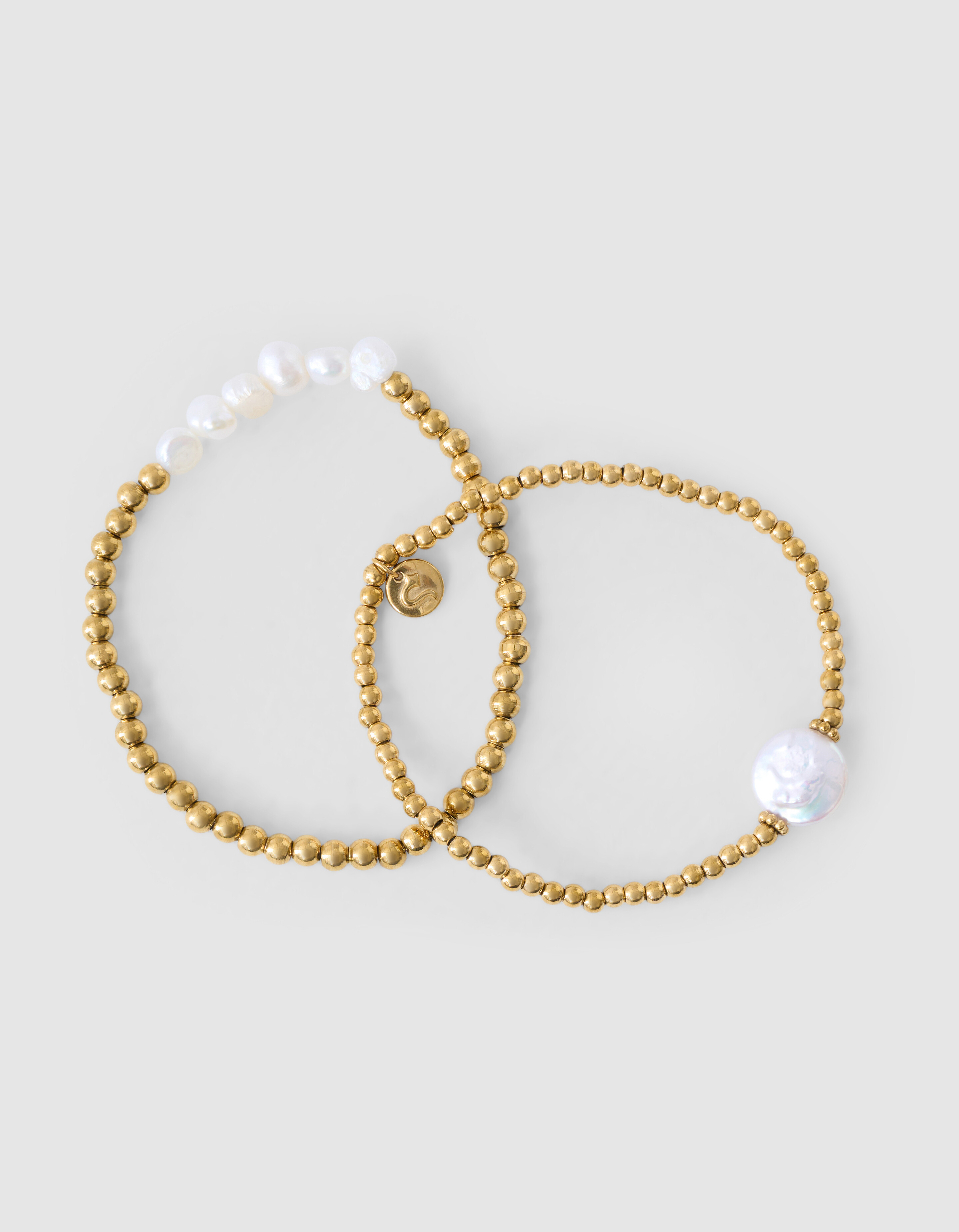 Parel Beads Armband Goud SHOEBY ACCESSOIRES