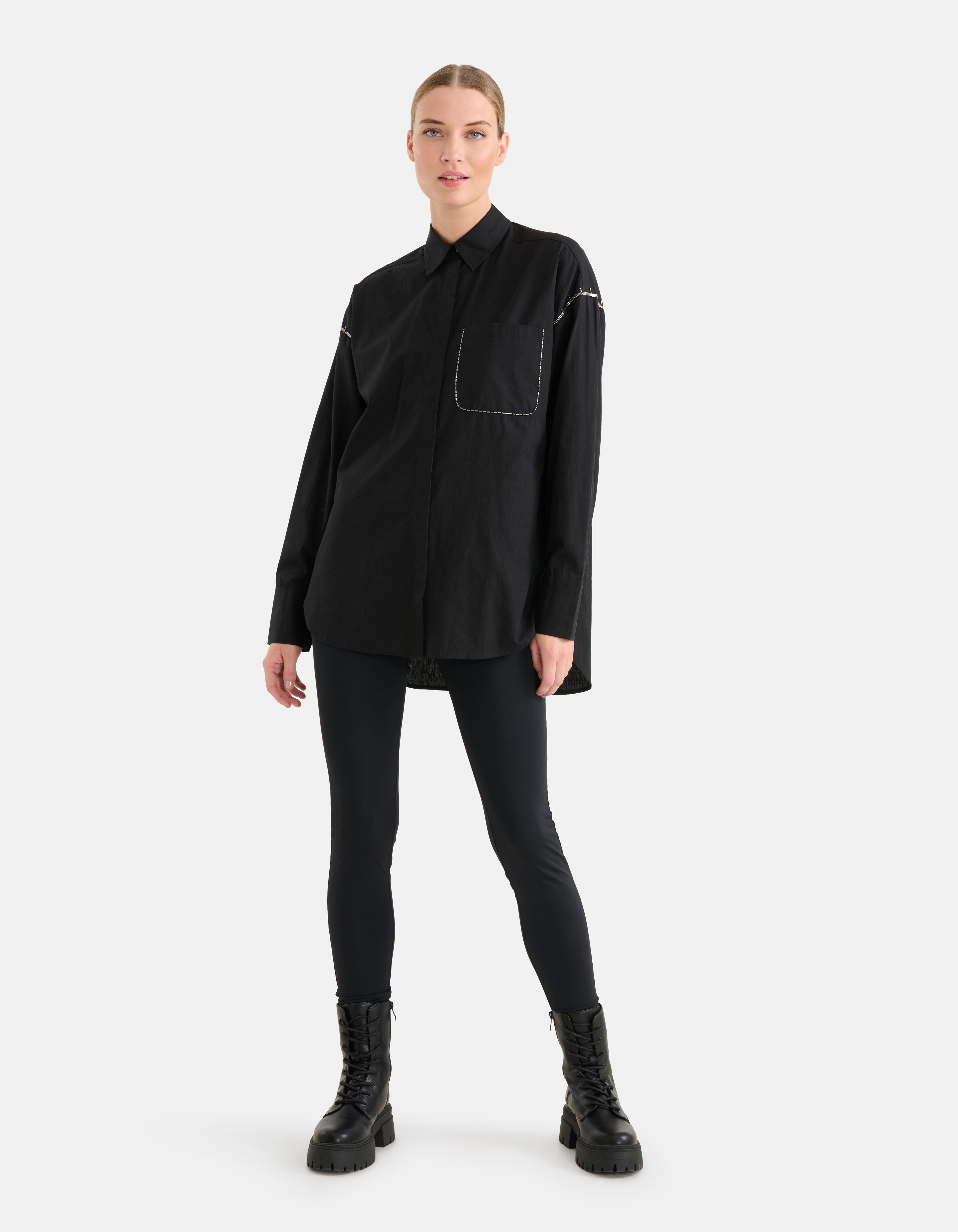 Strass Blouse Zwart SHOEBY WOMEN