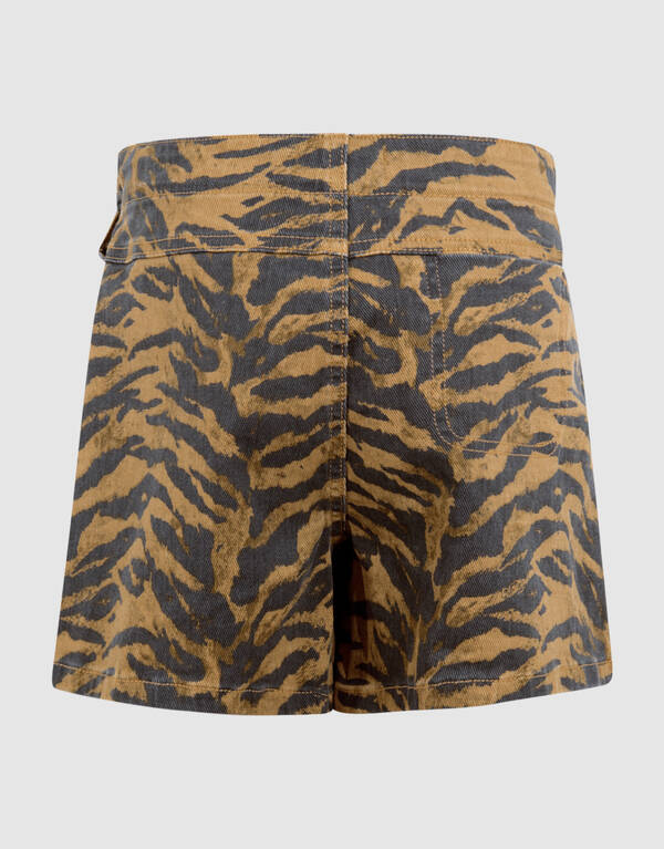 Tiger Wrap Skort Bruin SHOEBY GIRLS