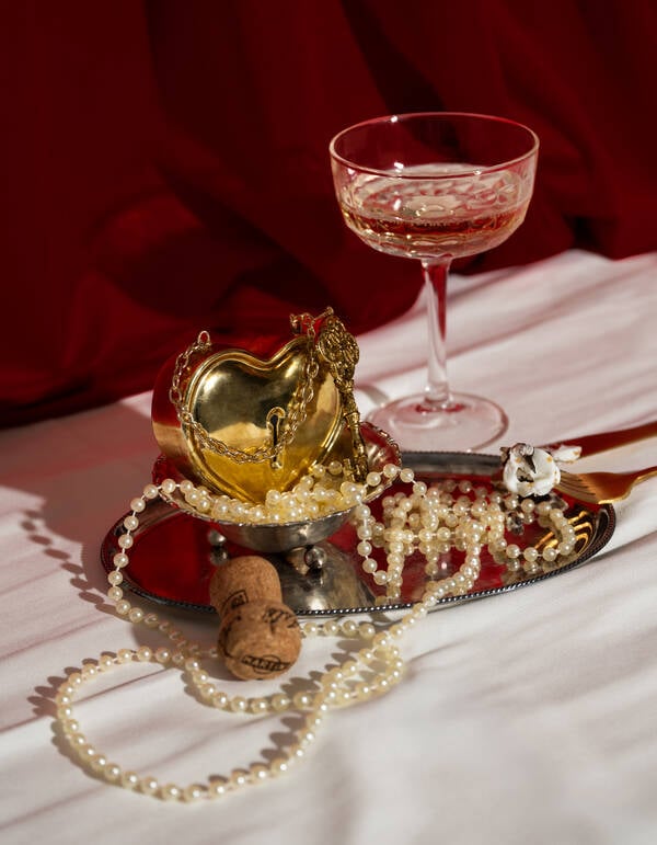 Lock Heart Kerstbal Goud By Fred SHOEBY ACCESSOIRES