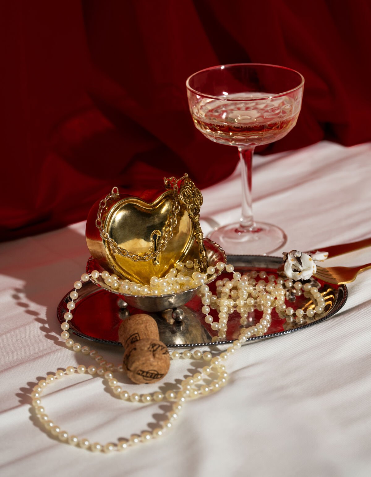 Lock Heart Kerstbal Goud By Fred SHOEBY ACCESSOIRES