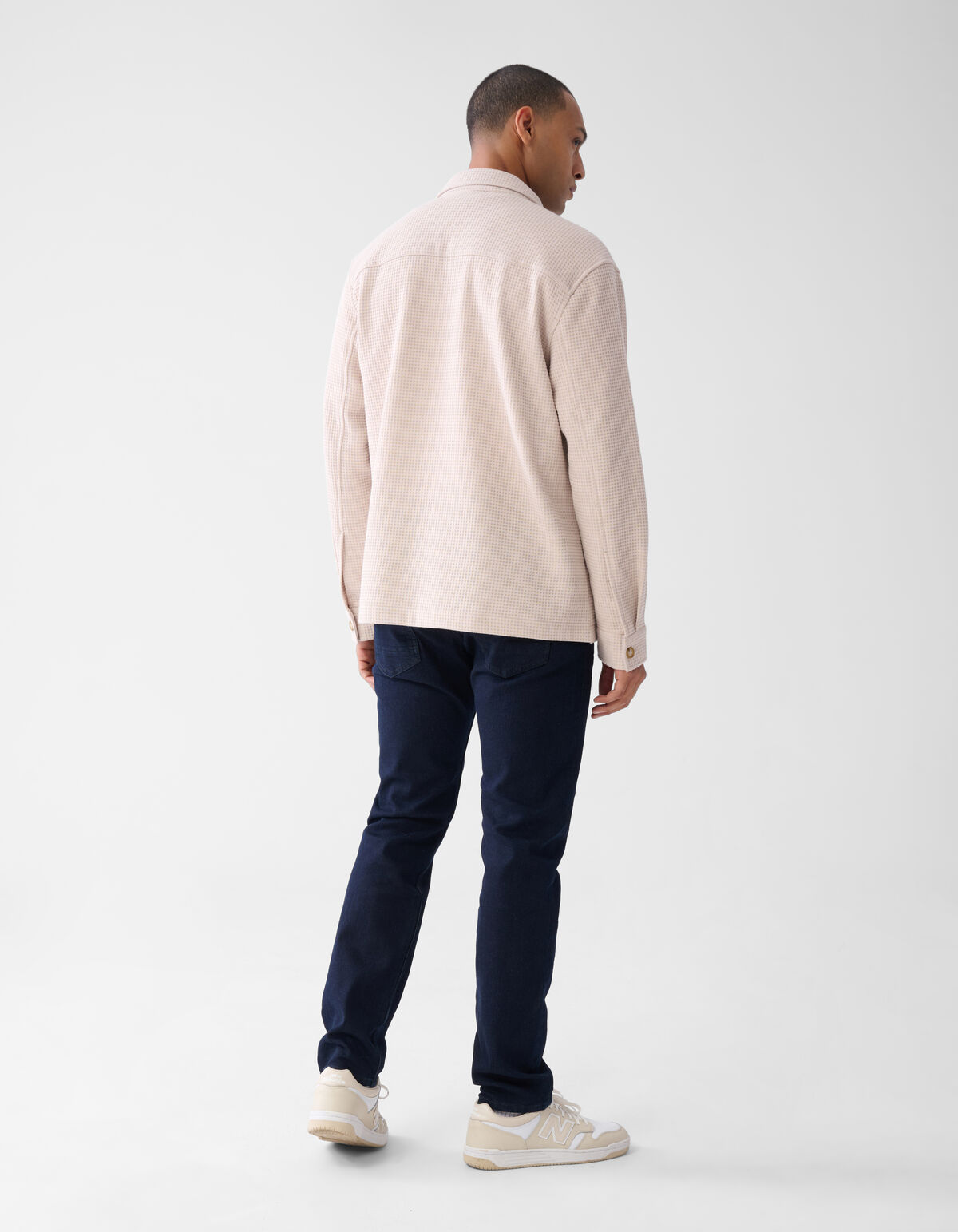 Structuur Overshirt Zand SHOEBY MEN