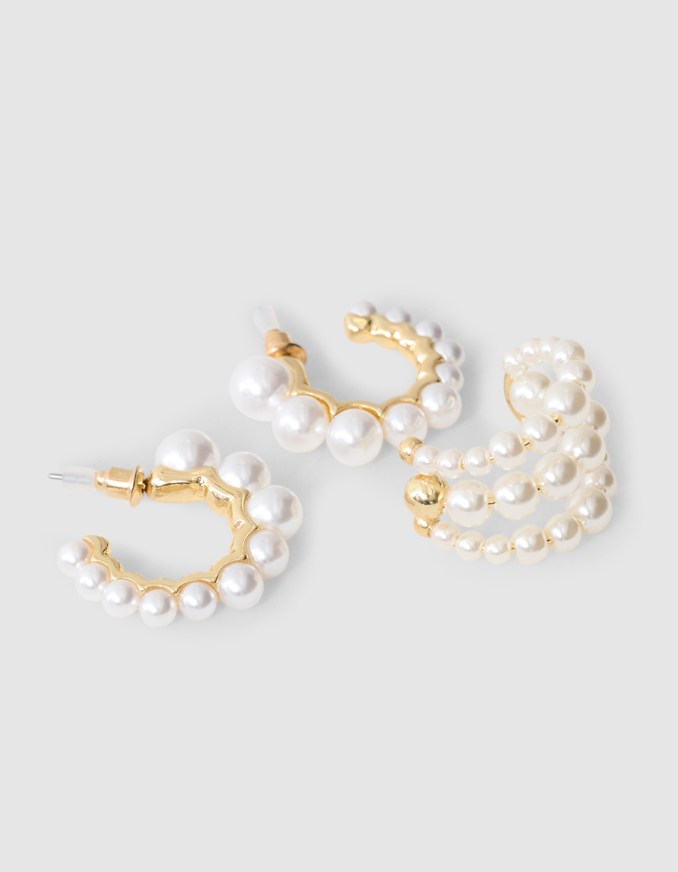 Parel Oorbellen Set Goud SHOEBY ACCESSOIRES