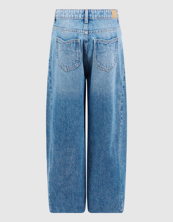 Seam Barrel Fit Jeans Blauw SHOEBY GIRLS