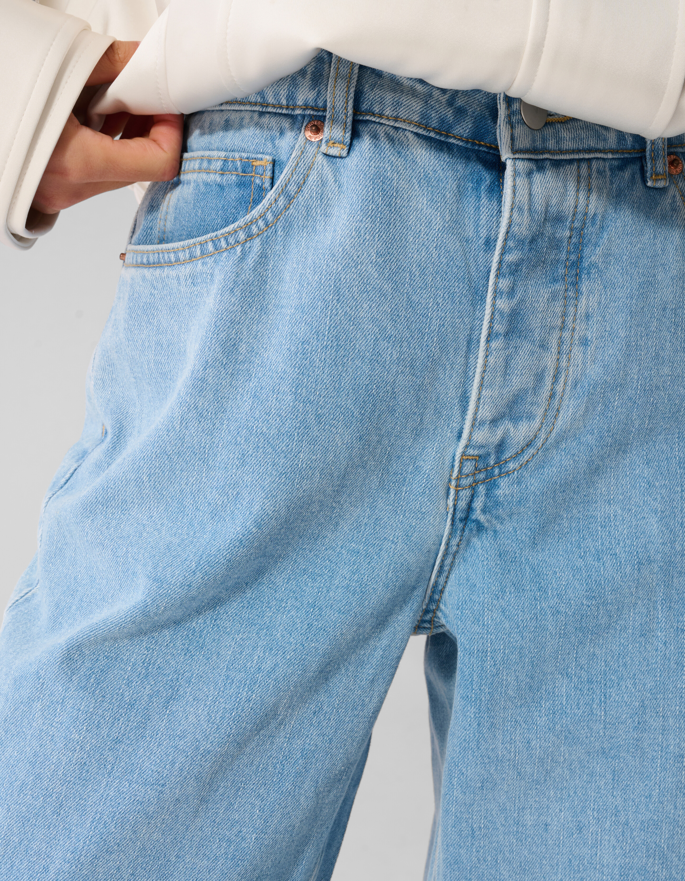 Straight Fit Jeans Blauw By Anna SHOEBY WOMEN